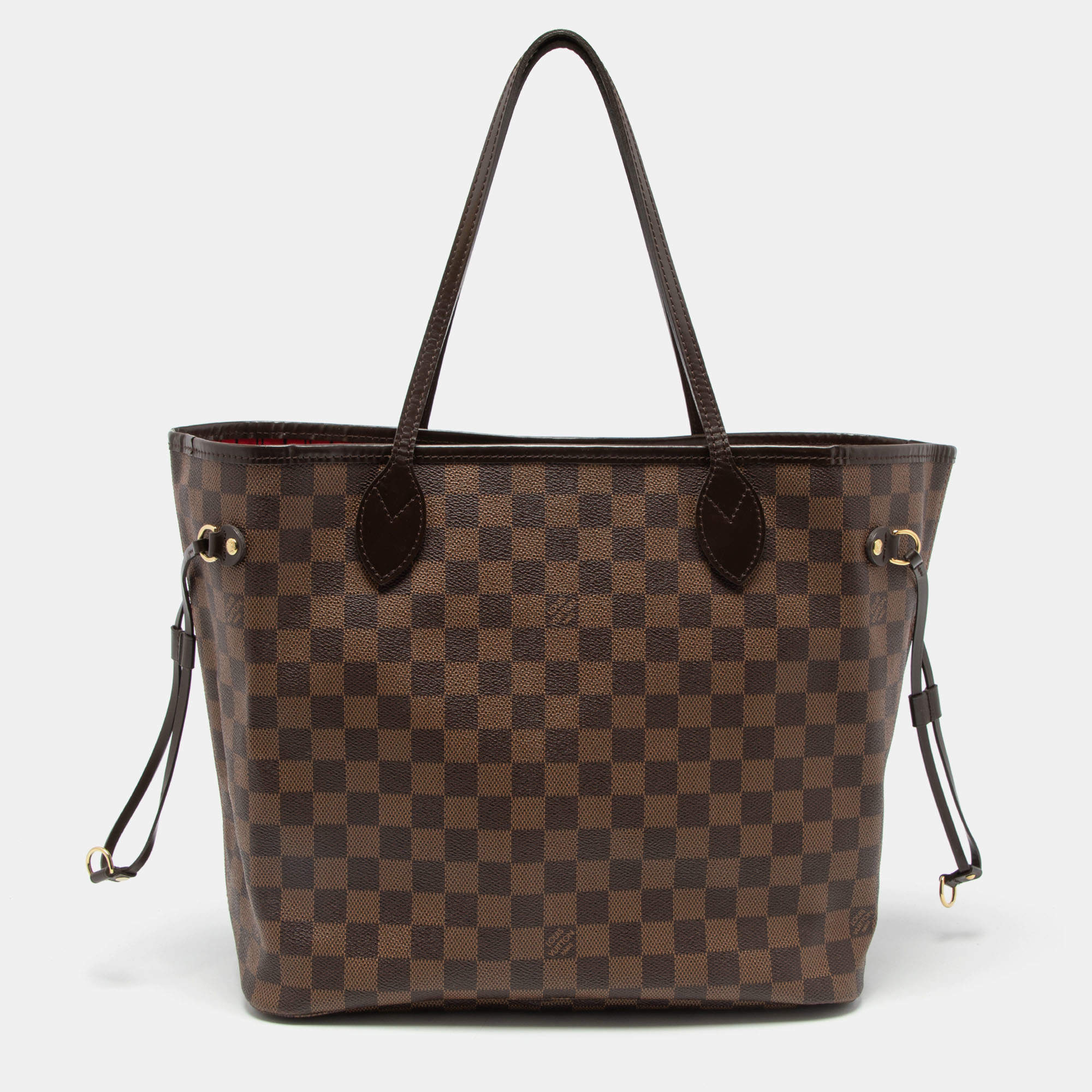 Pre Owned Louis Vuitton Damier Ebene Canvas Neverfull MM Bag