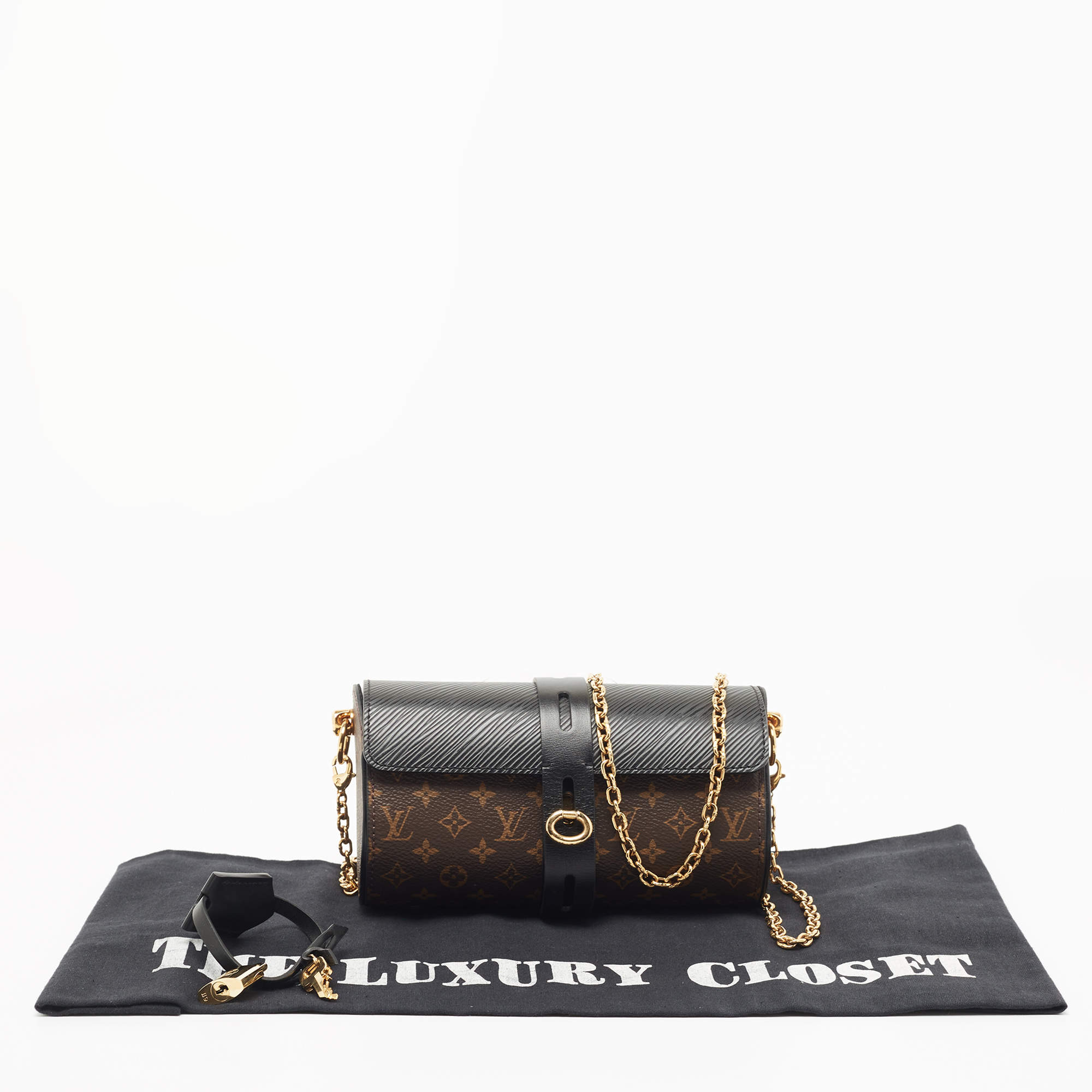 Louis Vuitton Monogram Canvas and Leather Glasses Case Bag Louis Vuitton