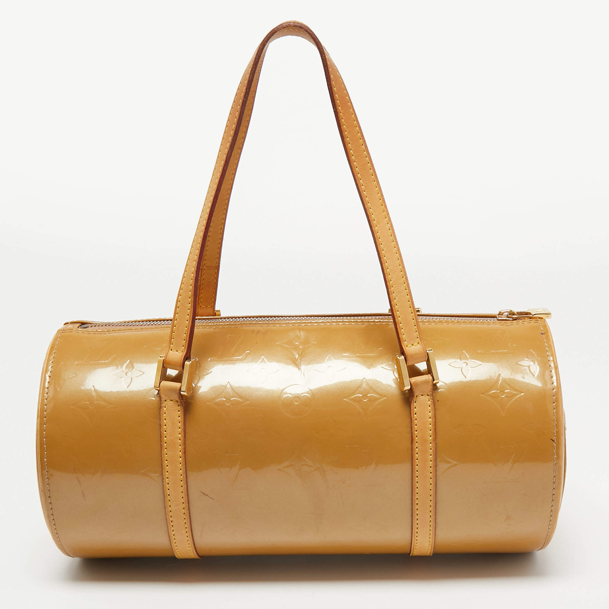 Louis Vuitton Beige Monogram Vernis Bedford Bag For Sale at