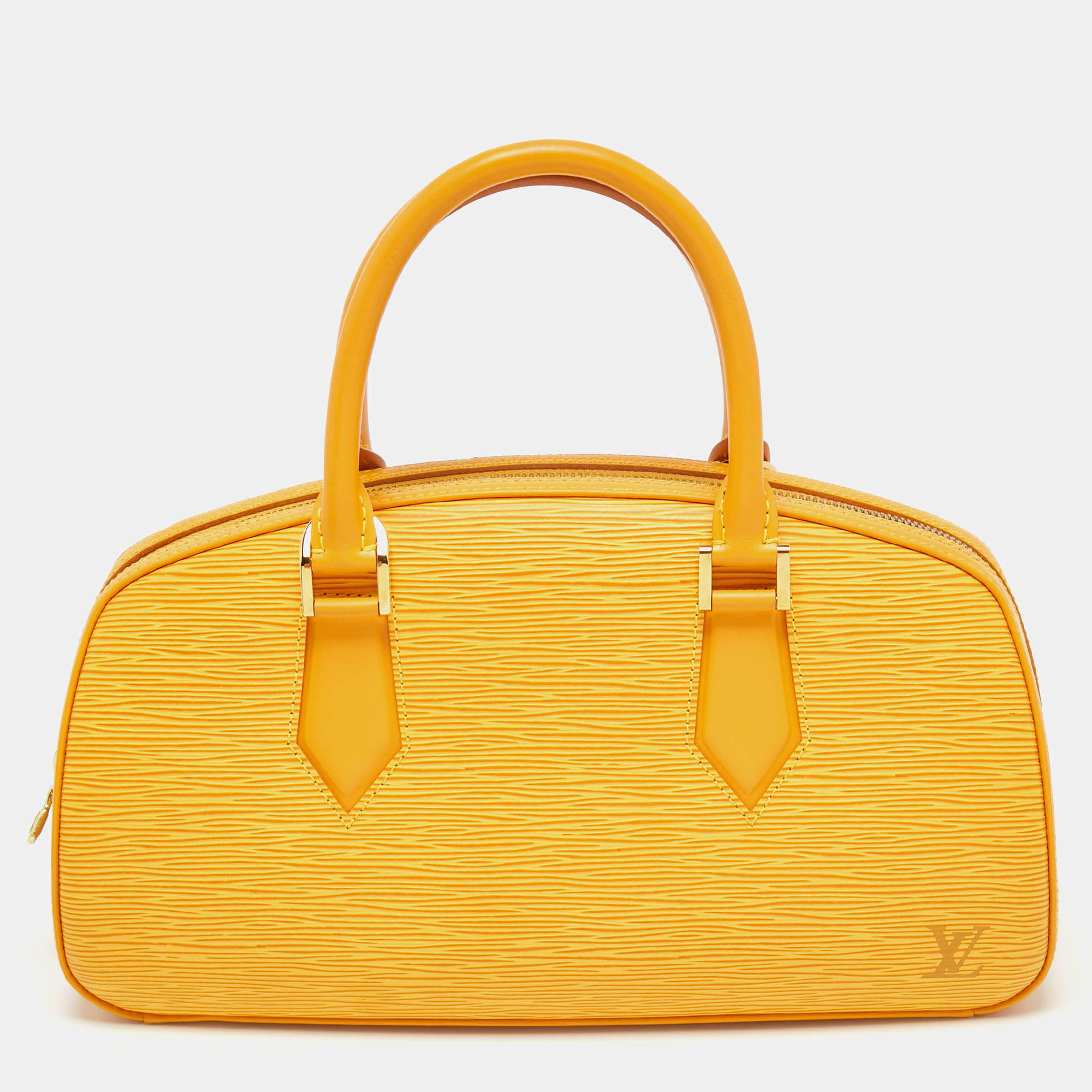 Pre Owned Louis Vuitton Tassil Yellow Epi Leather Jasmin Bag