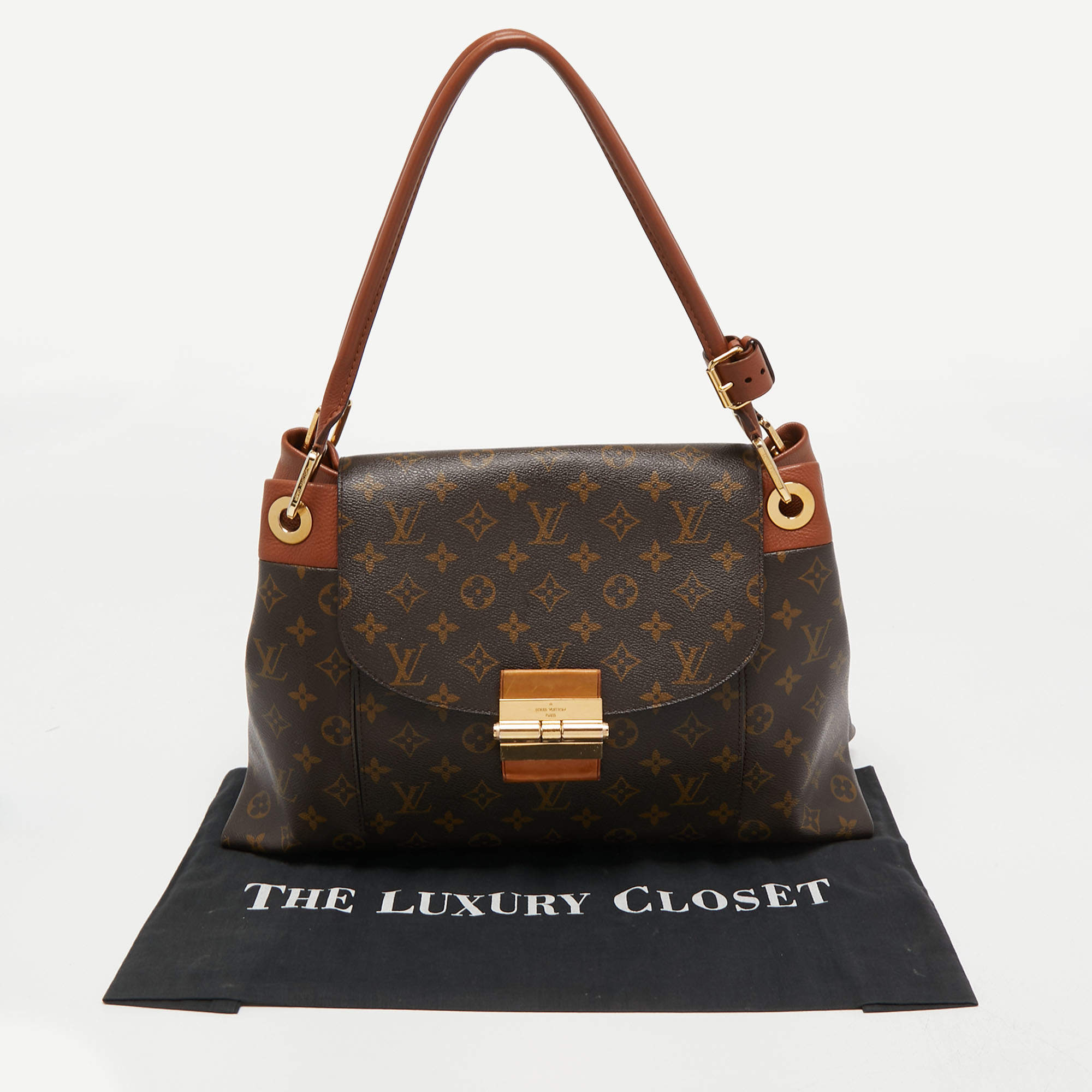 Louis Vuitton Havane Monogram Canvas Olympe Bag Louis Vuitton