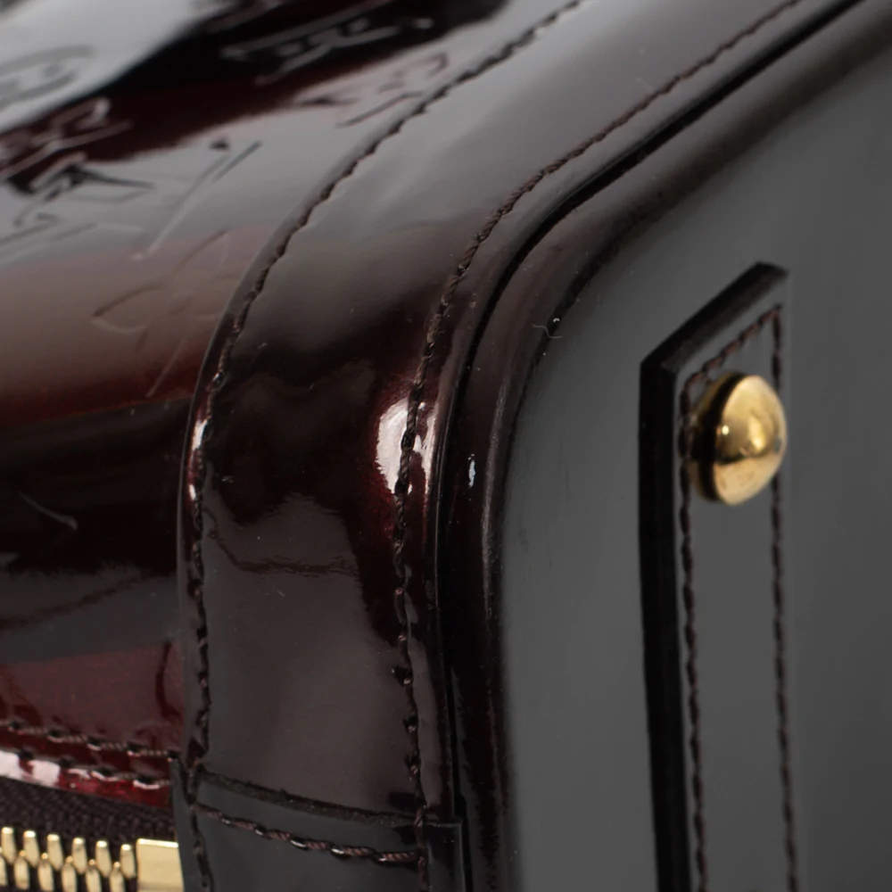 Louis Vuitton Alma BB vernis rot Leder ref.192483 - Joli Closet