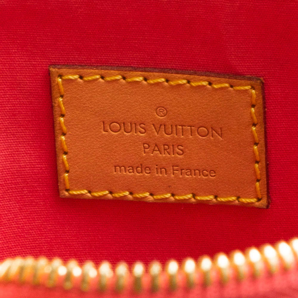 Louis Vuitton Orange Vernis Leather Suitcase - ASL4263