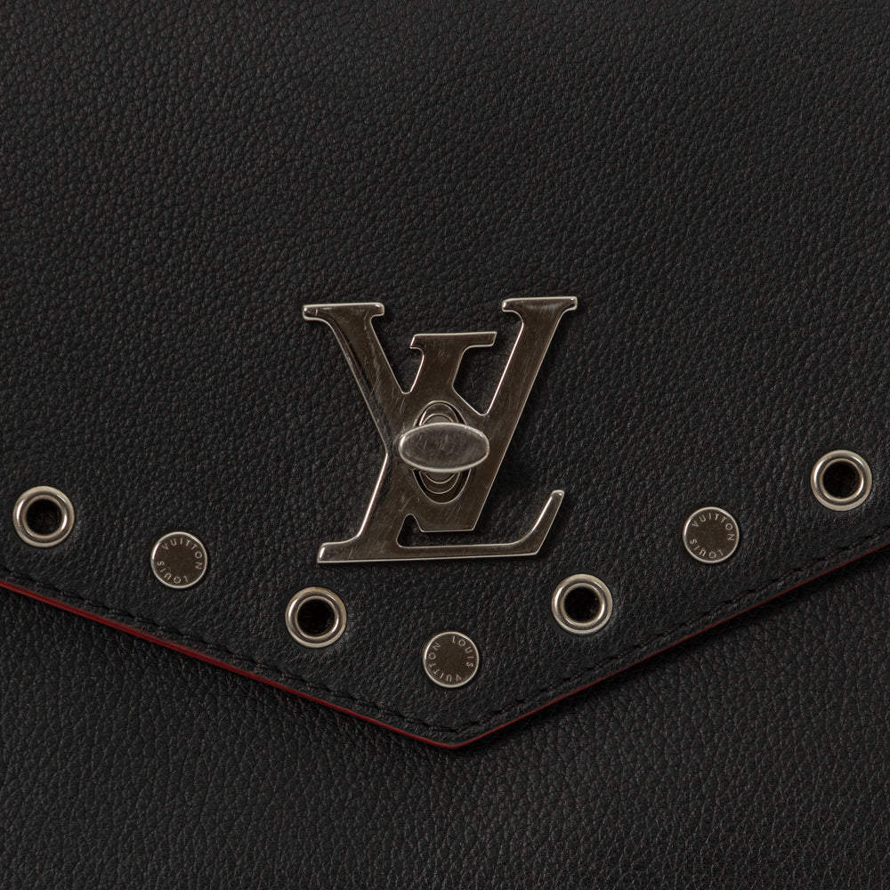 Rivets leather handbag Louis Vuitton Black in Leather - 2040275