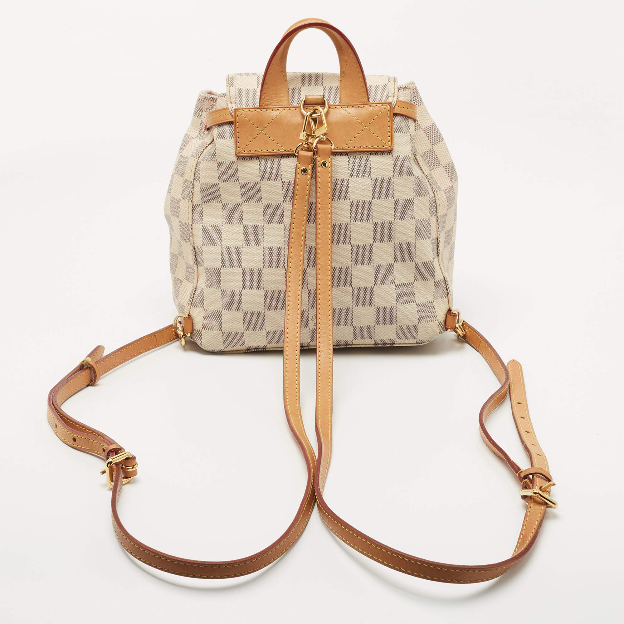 Louis Vuitton Damier Azur Sperone BB Backpack - Neutrals Backpacks,  Handbags - LOU811362
