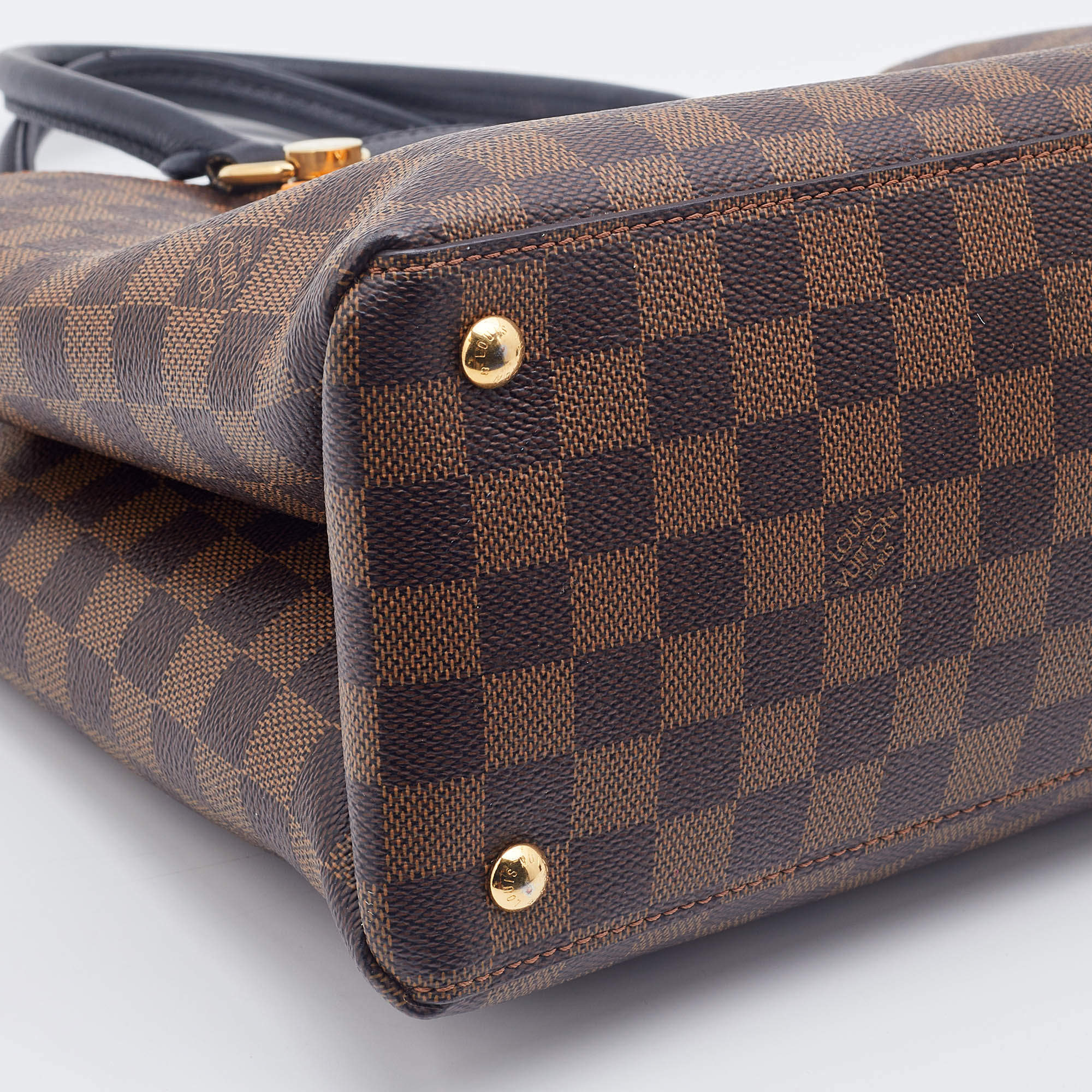 Lv riverside cloth crossbody bag Louis Vuitton Brown in Cloth - 32355376