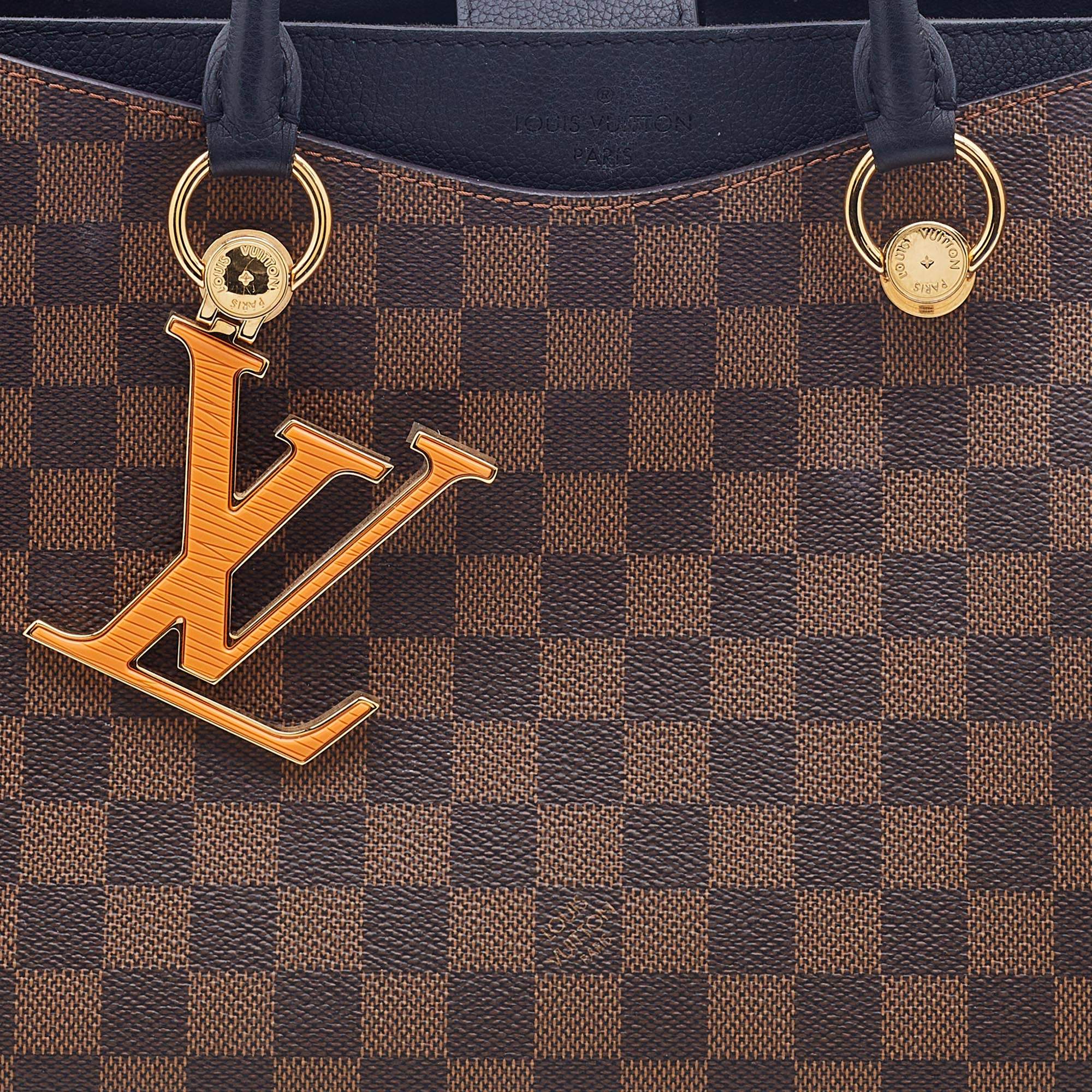 Louis Vuitton Black Damier Canvas Riverside Tote Bag - Yoogi's Closet