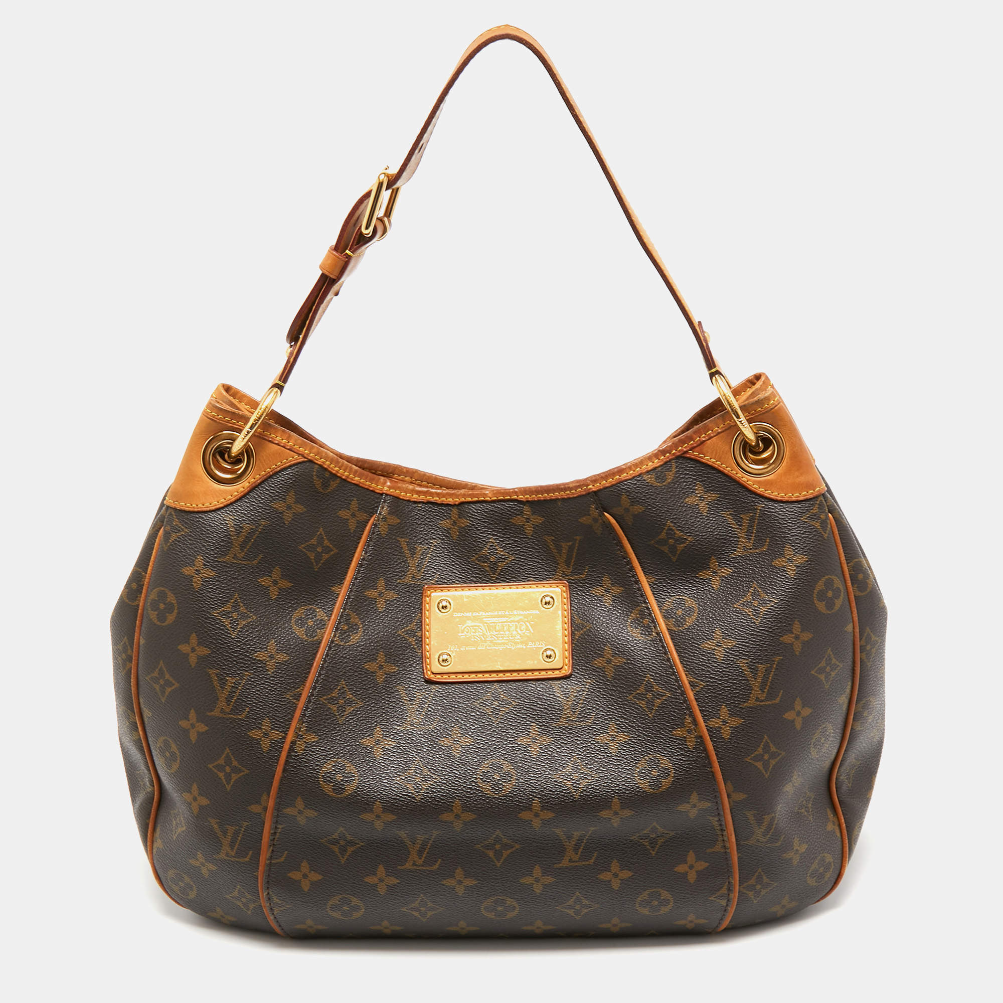 Pre Owned Louis Vuitton Monogram Canvas Galliera PM Bag