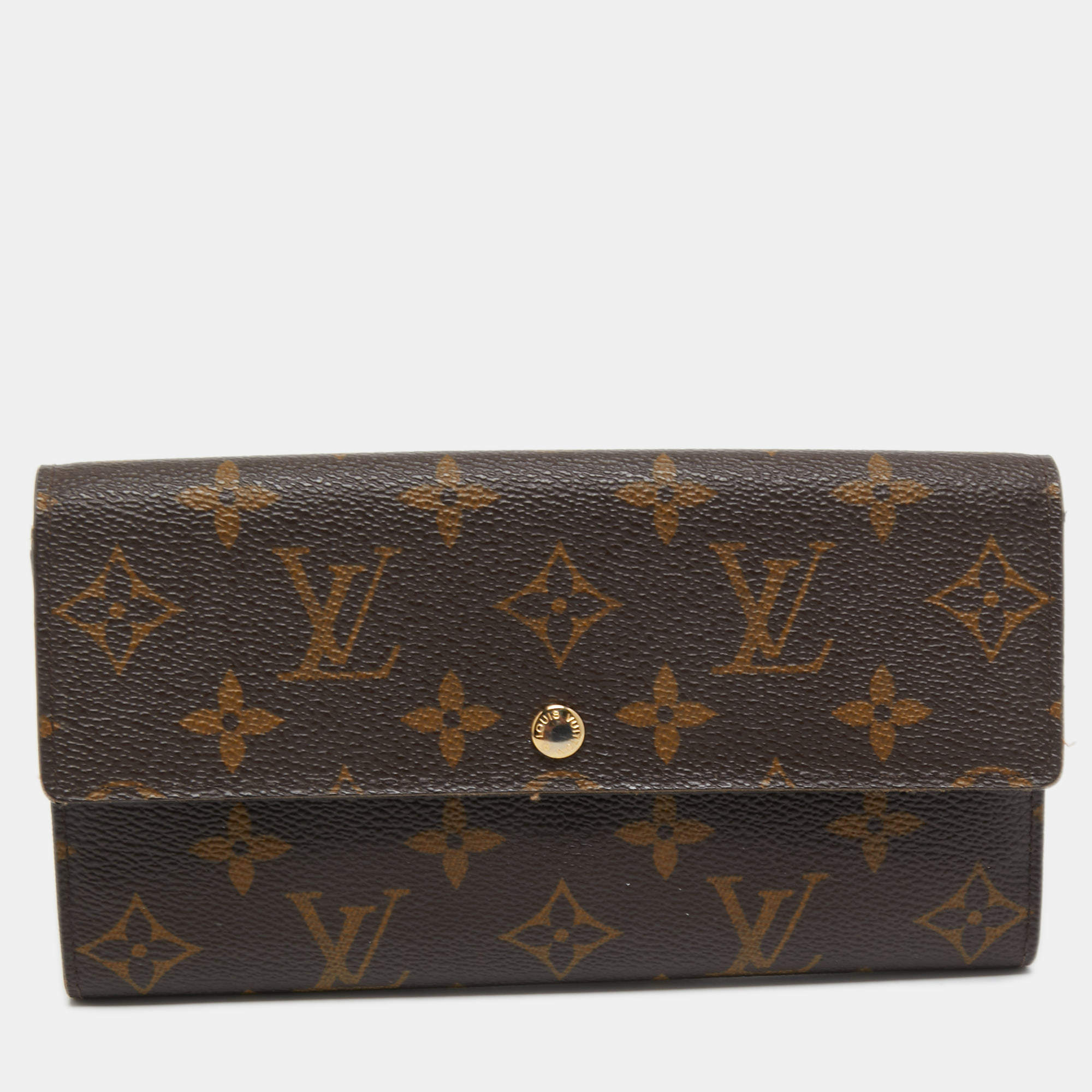 Louis Vuitton Monogram Canvas Sarah Wallet