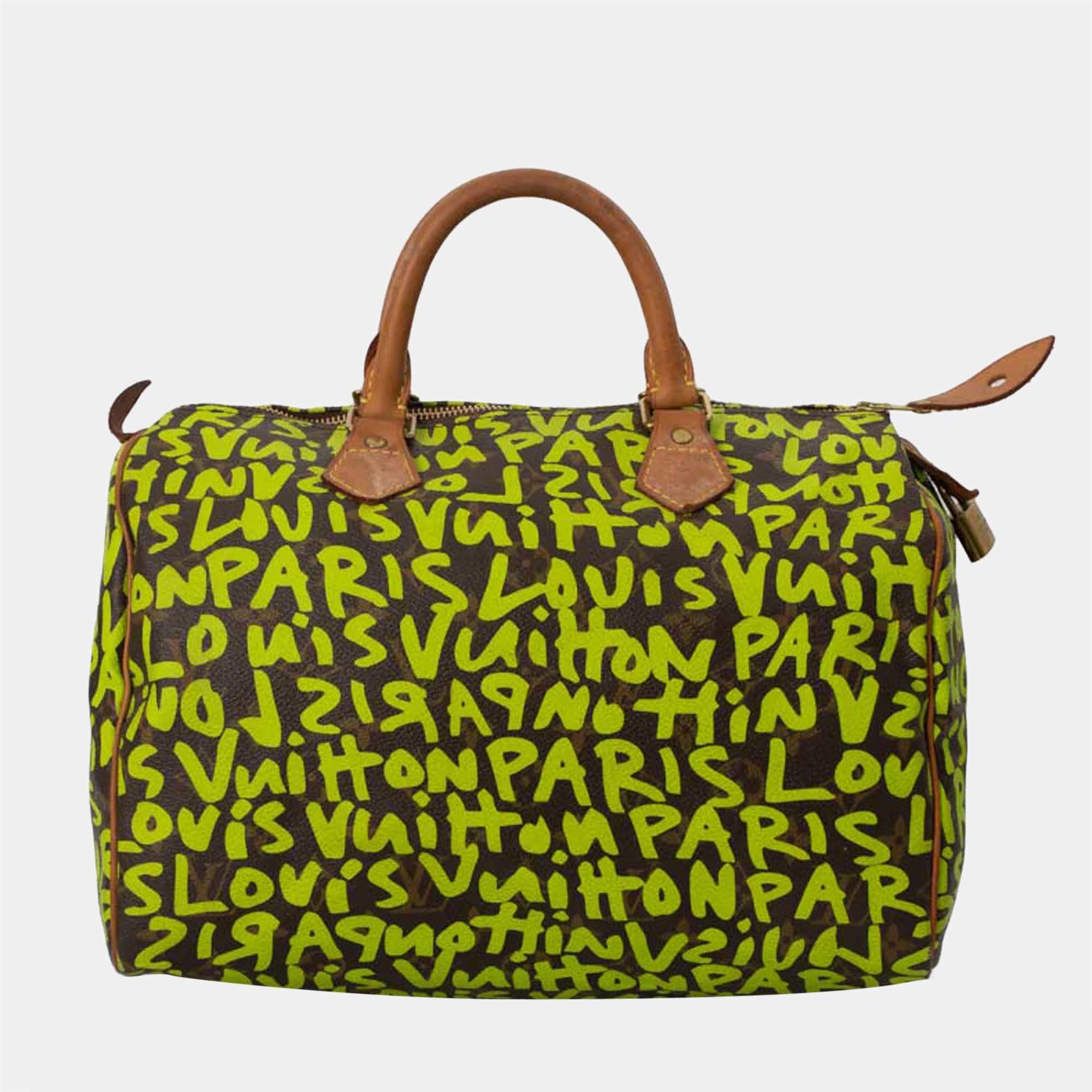 Louis Vuitton Speedy Edition Graffiti Handbag