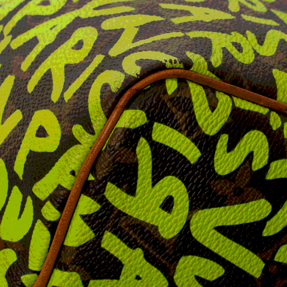 Louis Vuitton Speedy - Edition Graffiti Handbag in Green Monogram Canvas  Louis Vuitton | The Luxury Closet