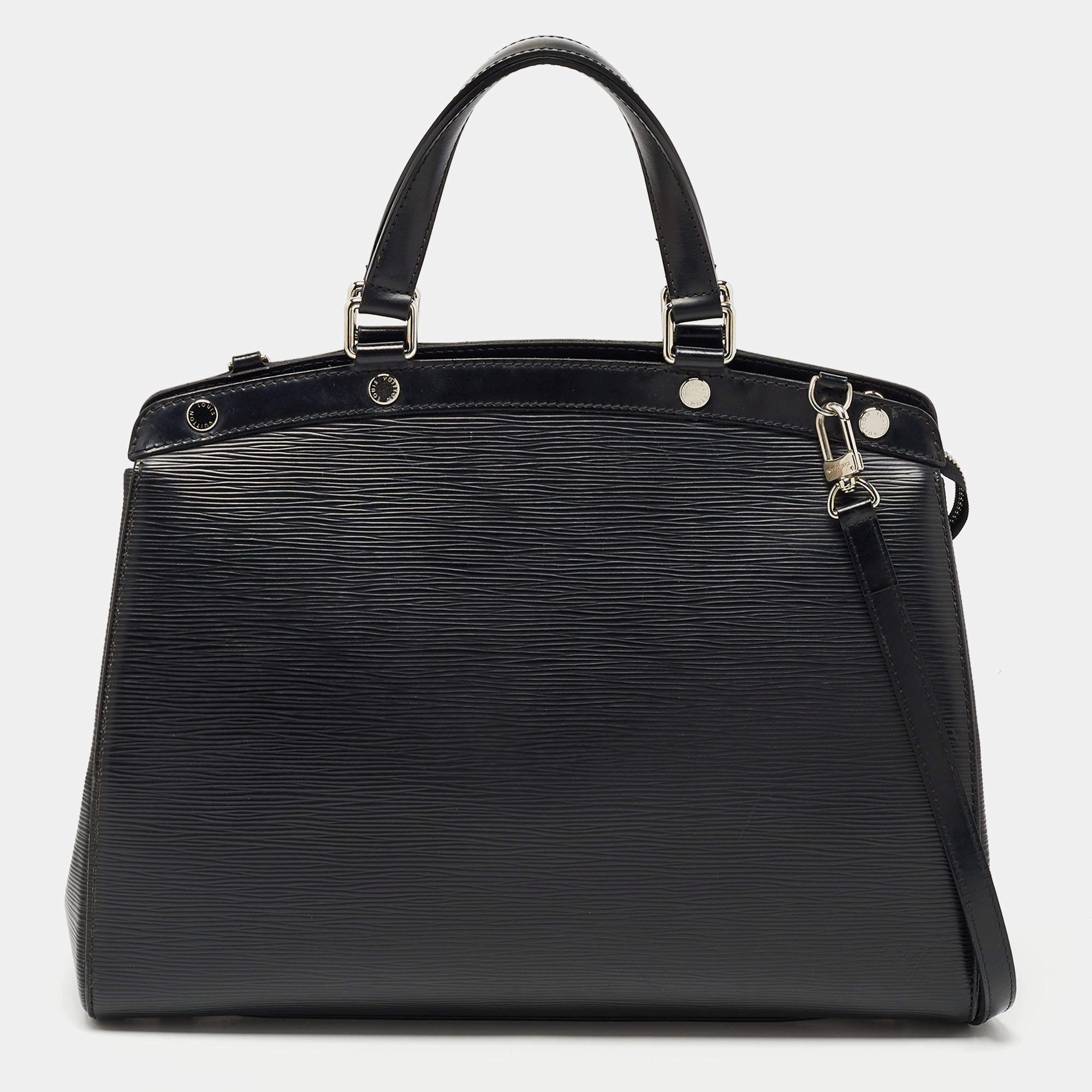 Pre Owned Louis Vuitton Black Epi Leather Brea GM Bag