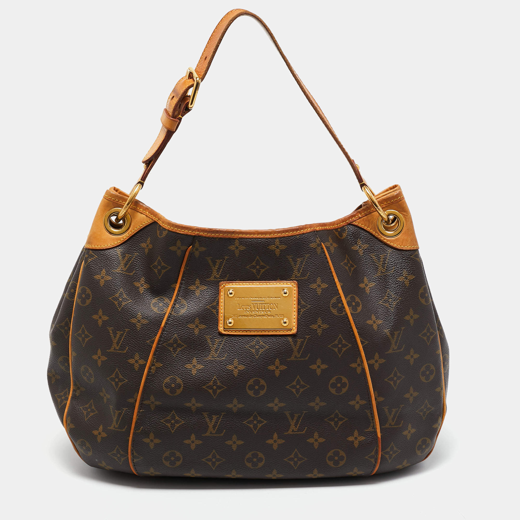 Pre Owned Louis Vuitton Monogram Canvas Galliera PM Bag