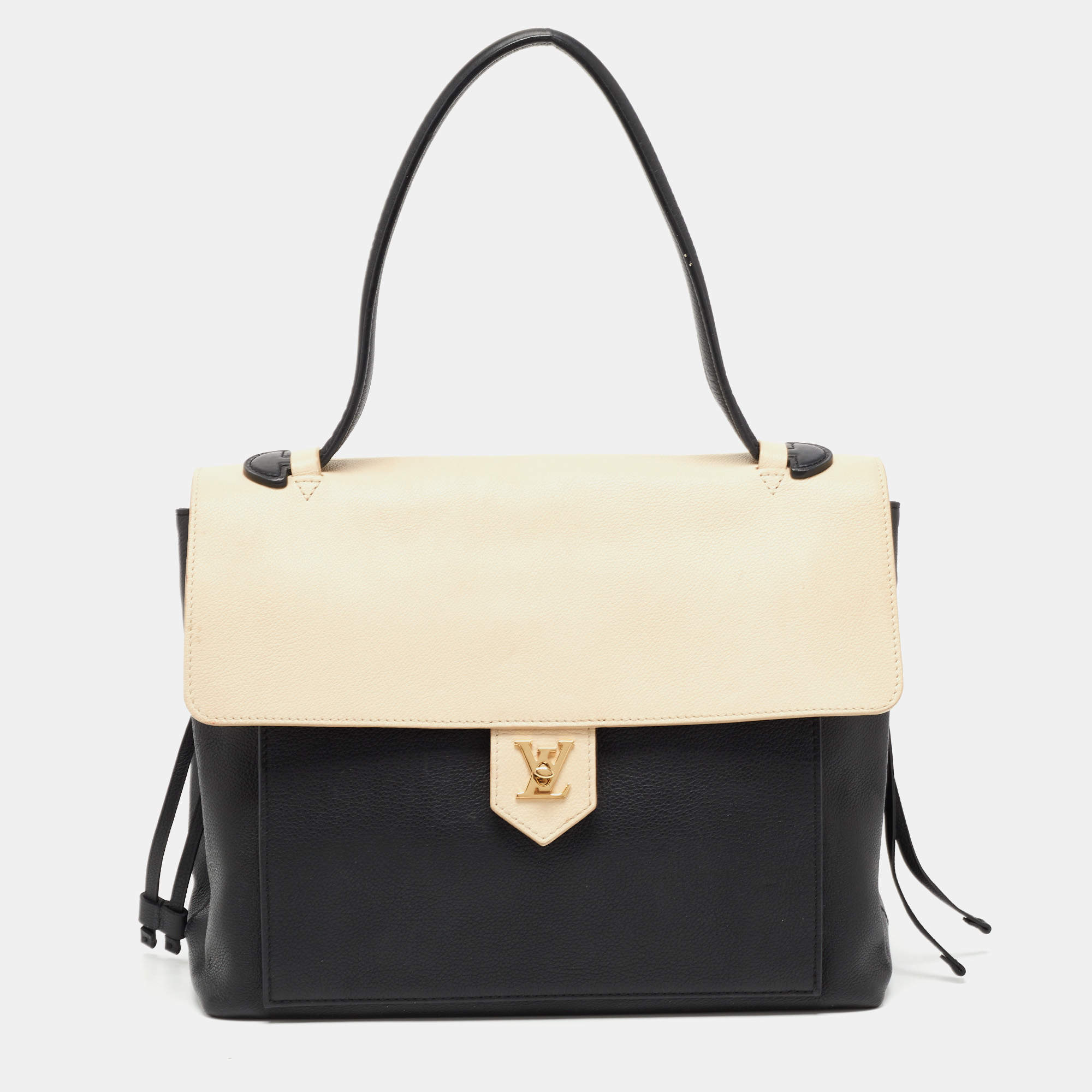 Louis Vuitton Black Leather Lockme Tote Bag Louis Vuitton | The Luxury  Closet