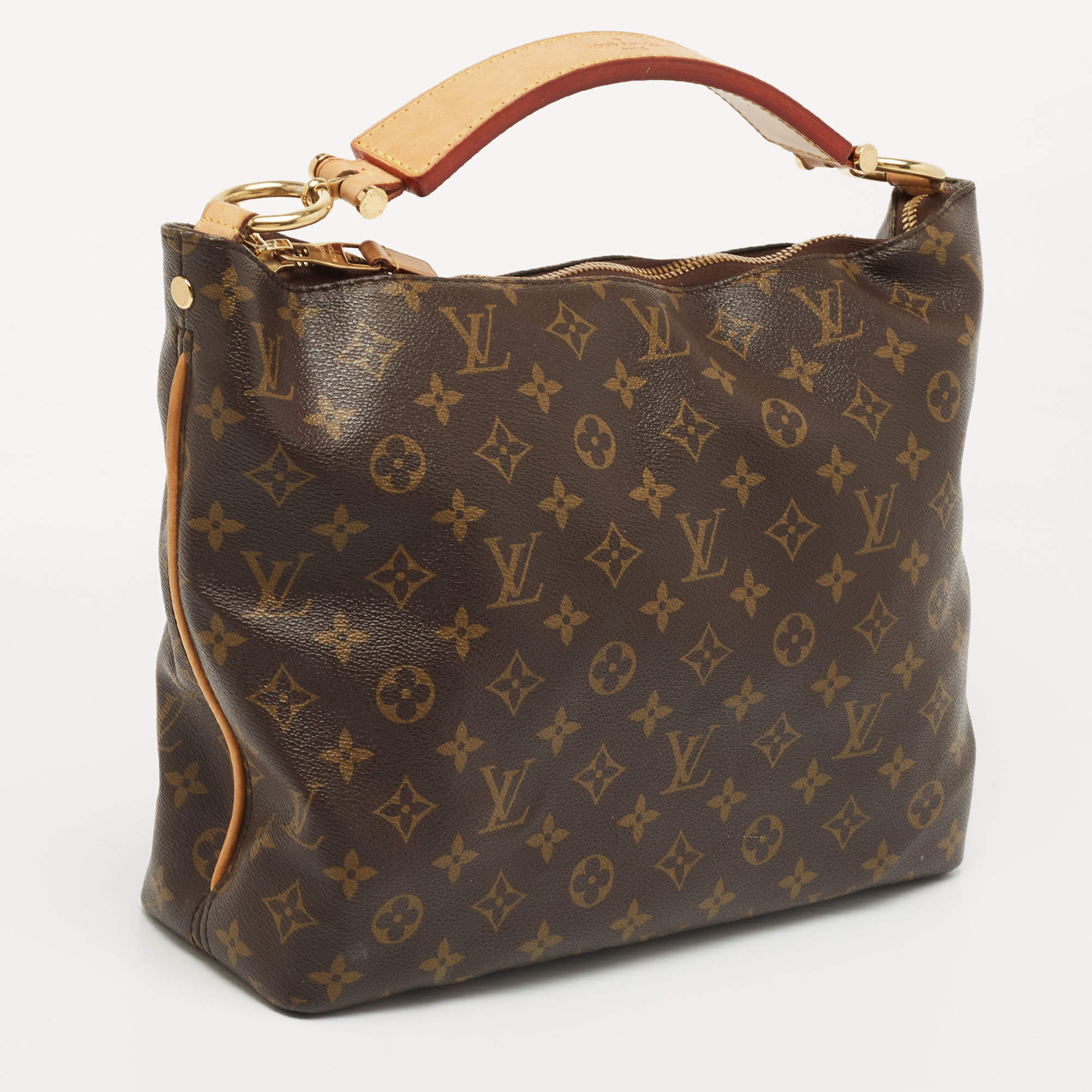 Louis Vuitton Sully Handbag Monogram Canvas PM Brown 2198991