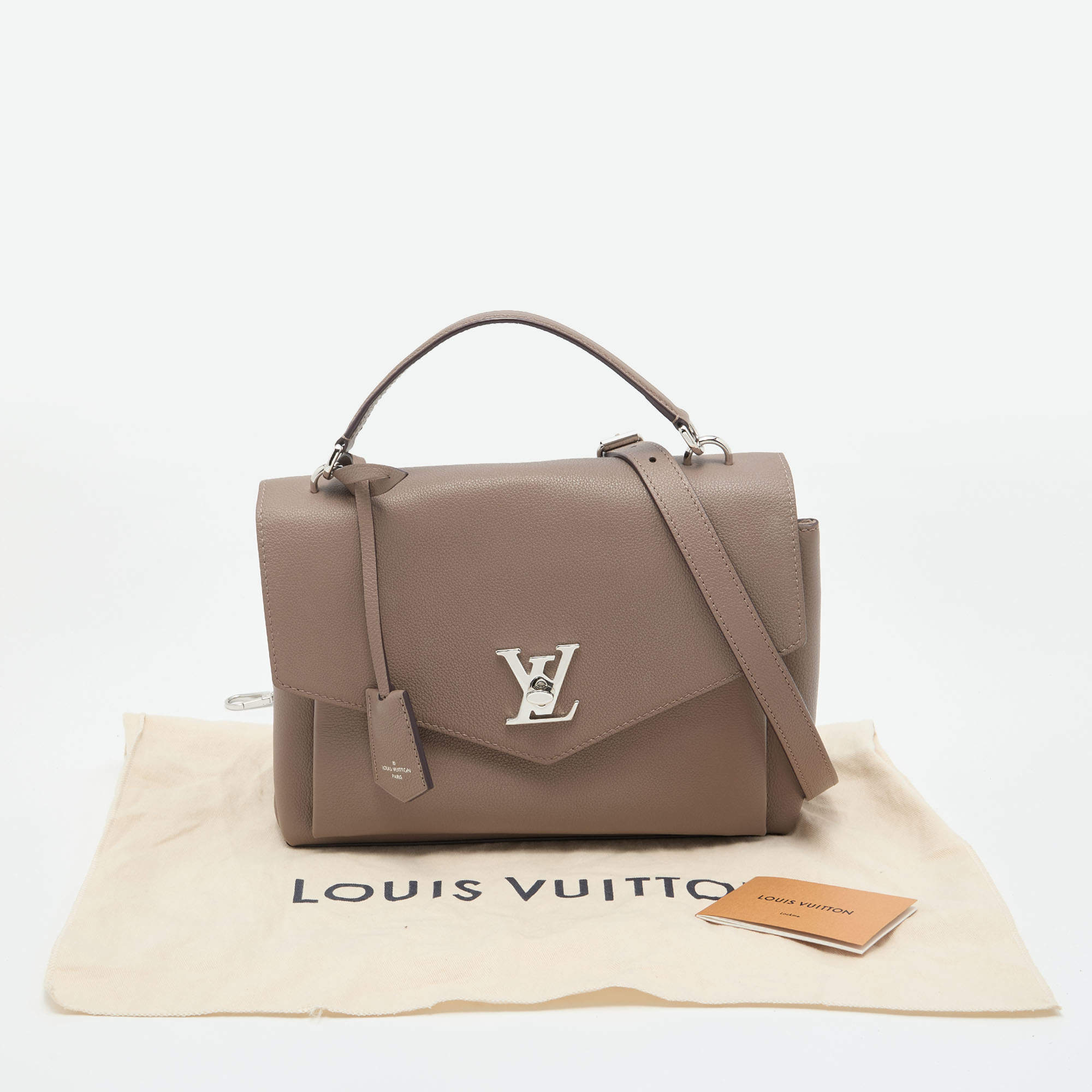 Mylockme leather satchel Louis Vuitton Brown in Leather - 15565219