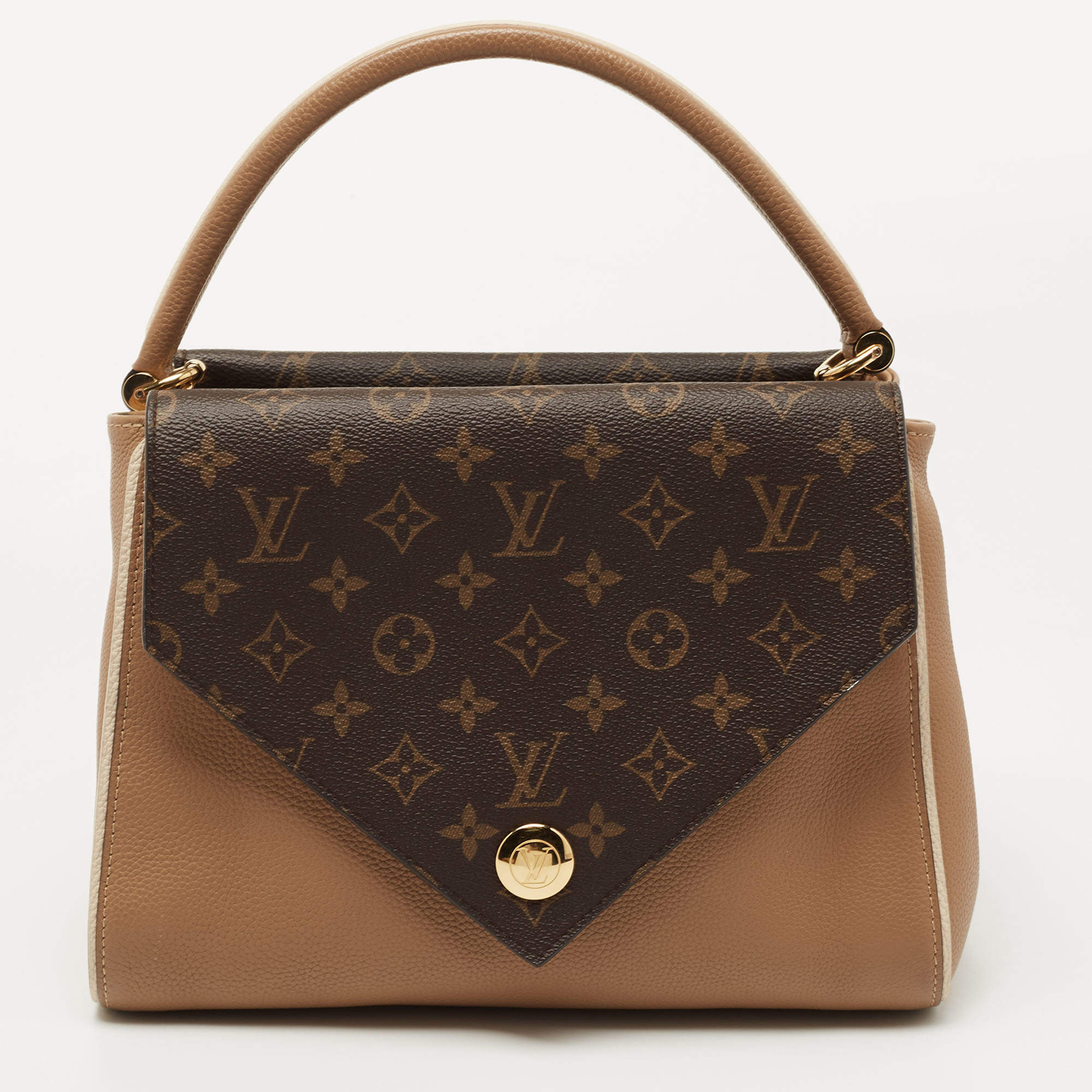 Louis Vuitton Sesame Monogram Canvas and Leather Double V Bag Louis Vuitton  | The Luxury Closet