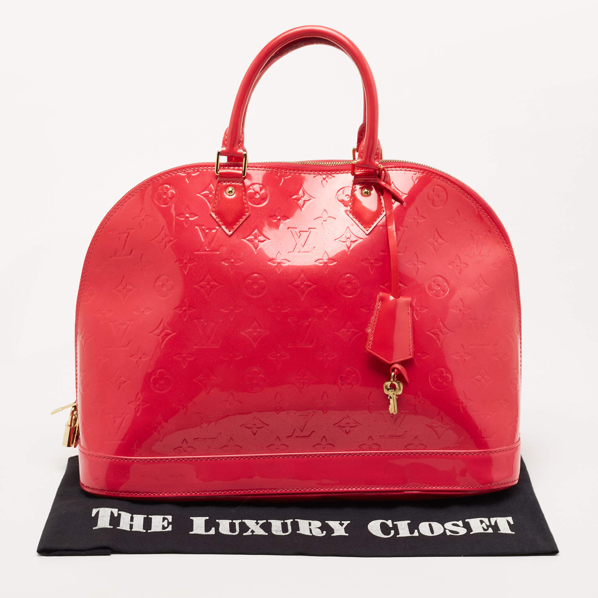Louis Vuitton Blue Galactic Monogram Vernis Alma GM Bag Louis Vuitton | The  Luxury Closet