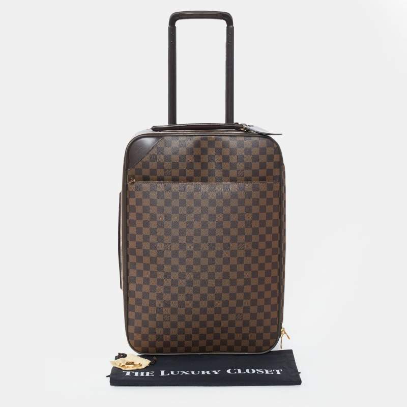 Louis Vuitton Authentic Damier Ebene PEGASE LEGERE 55 LIGHT