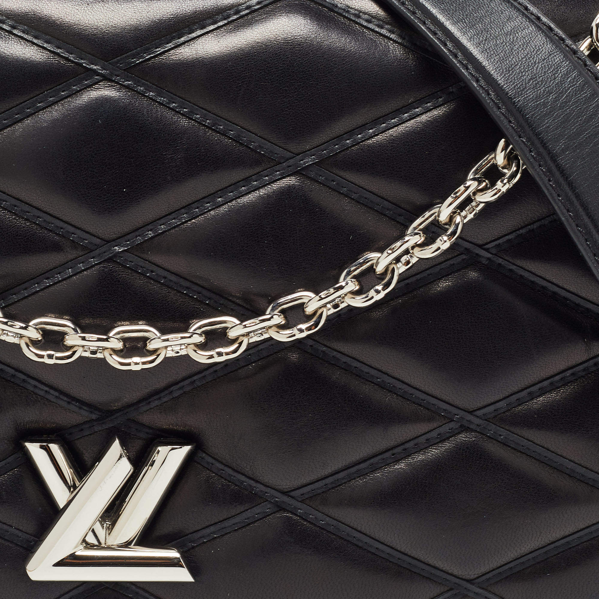 Louis Vuitton Black Quilted Leather GO-14 Malletage MM Bag Louis Vuitton |  The Luxury Closet