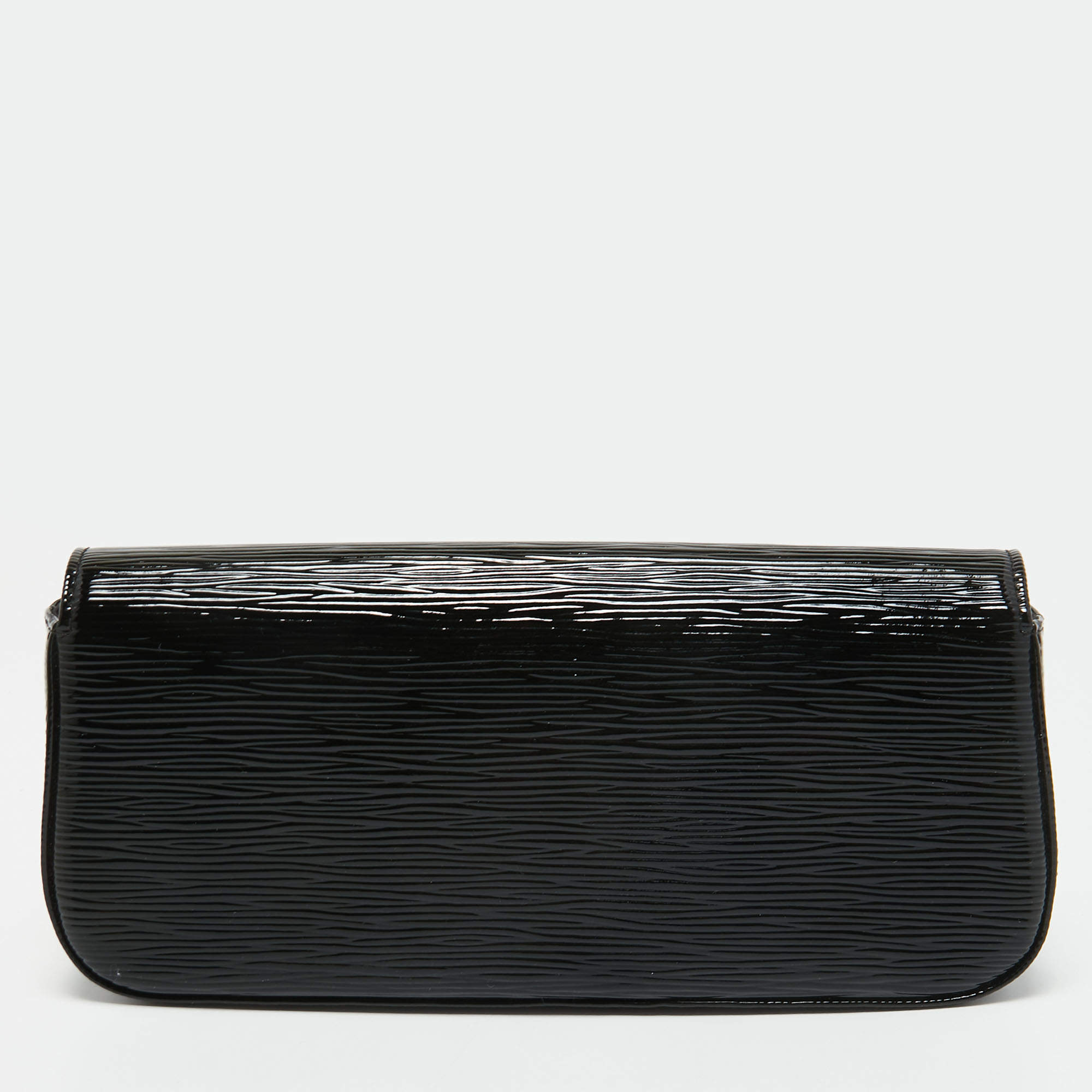 Louis Vuitton - Black Epi Electric Leather Sobe Clutch Bag