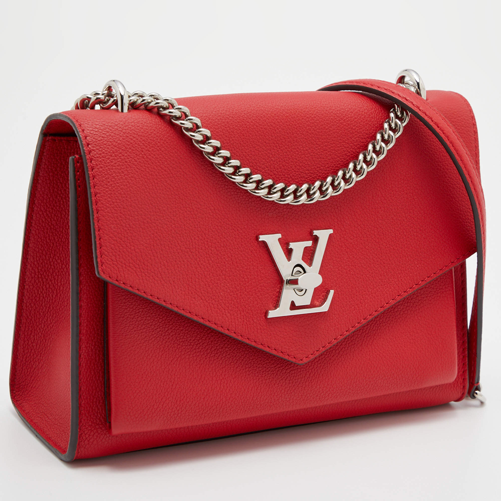 Twist Louis Vuitton Red Leather Lockme II BB cross-body bag ref.986915 -  Joli Closet
