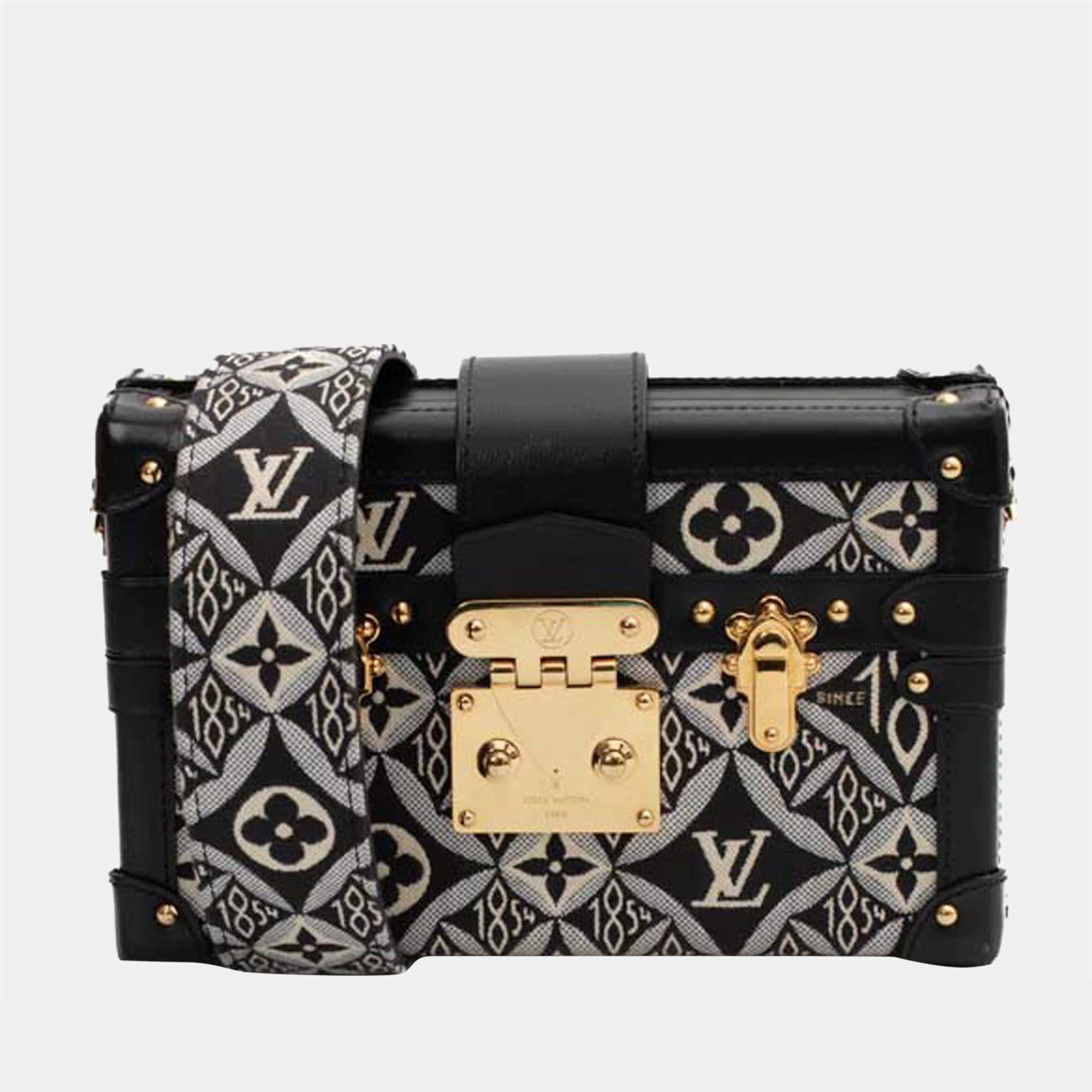 Louis Vuitton - Petite Malle Bag - Black - Leather - Women - Luxury