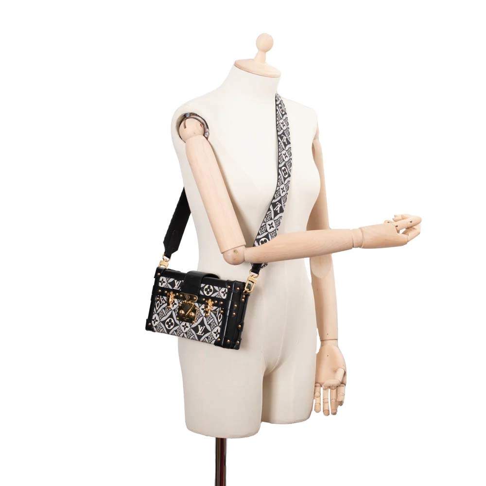 Louis Vuitton Petite Malle Handbag Limited Edition Fornasetti Print Leather  at 1stDibs