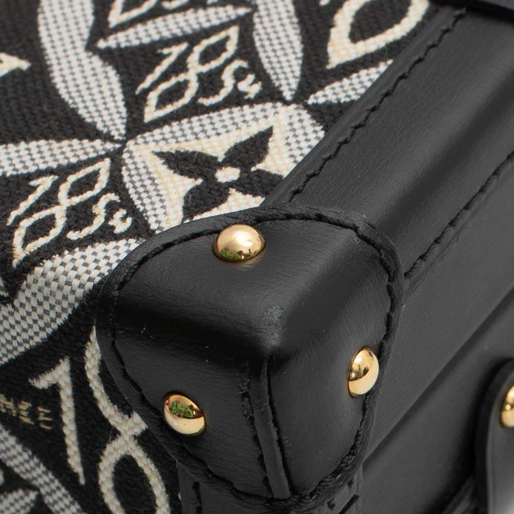 Louis Vuitton Petite Malle Handbag Limited Edition Fornasetti Print Leather  at 1stDibs