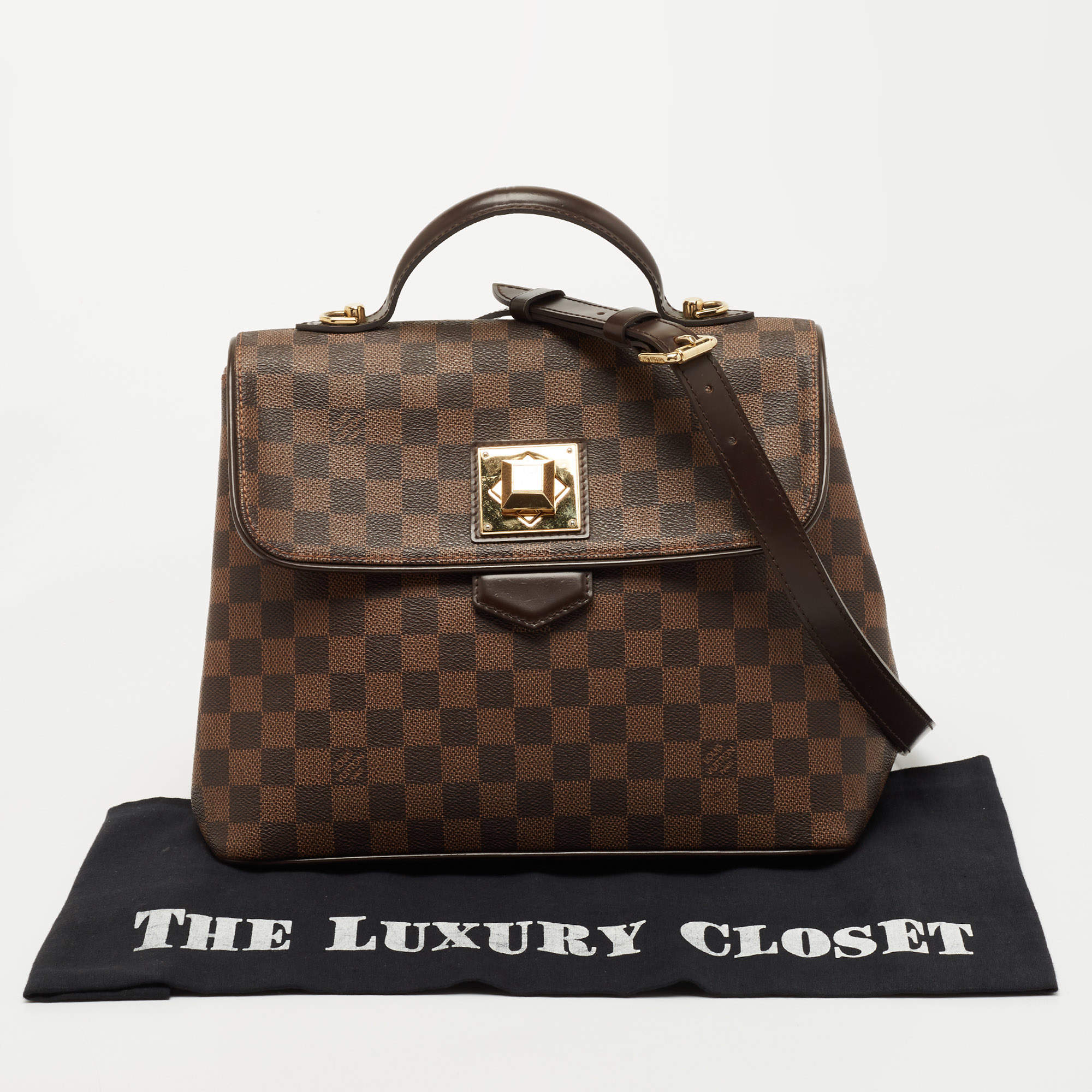 Wear and Tear* Louis Vuitton Damier Ebene Bergamo GM