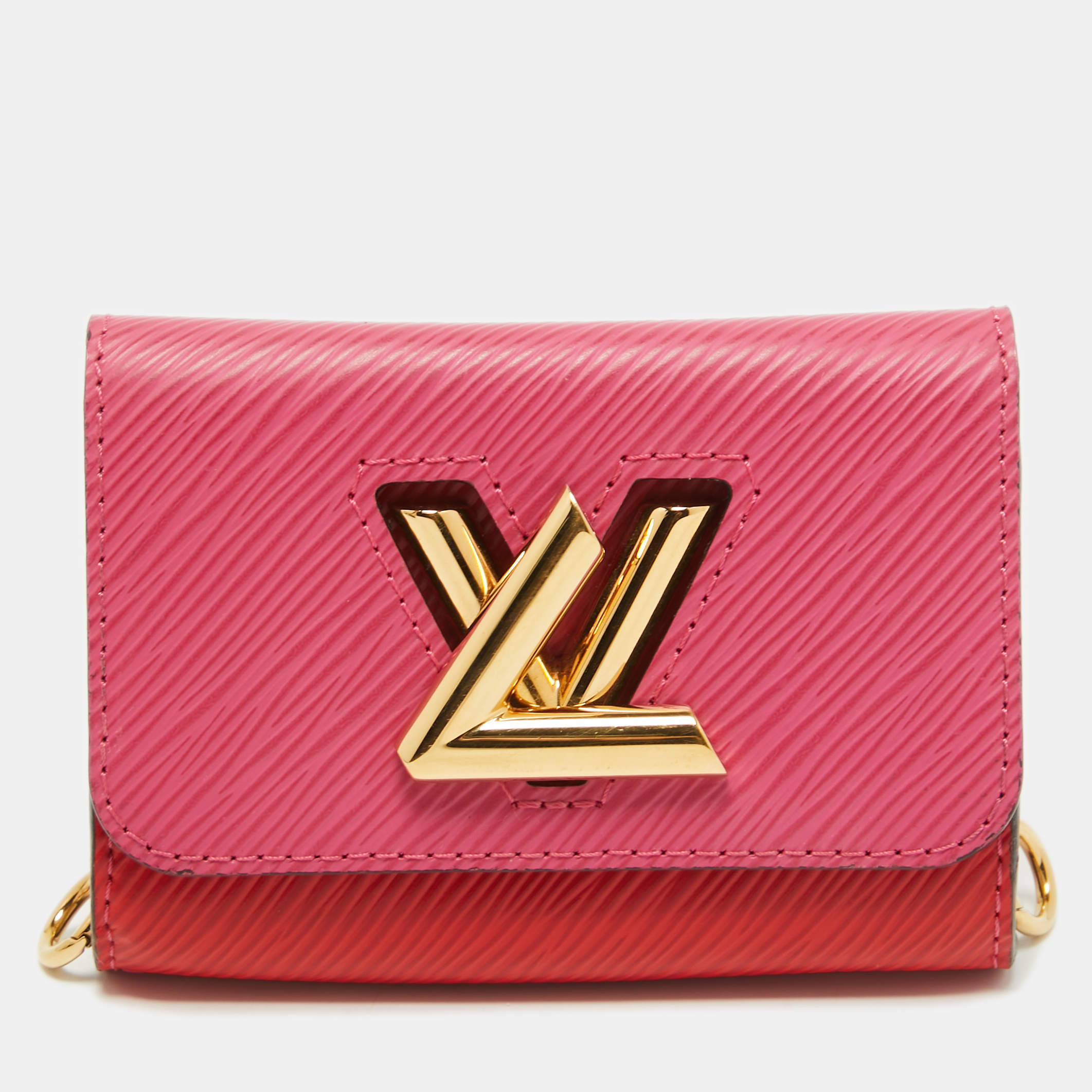 Louis Vuitton Twist Chain Wallet Limited Edition Studded Monogram