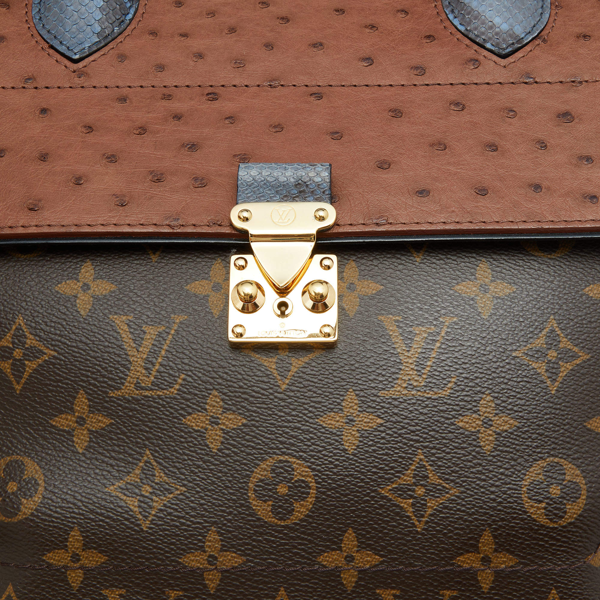 Louis Vuitton Monogram Exotique Majestueux Tote MM - Brown Totes, Handbags  - LOU779092