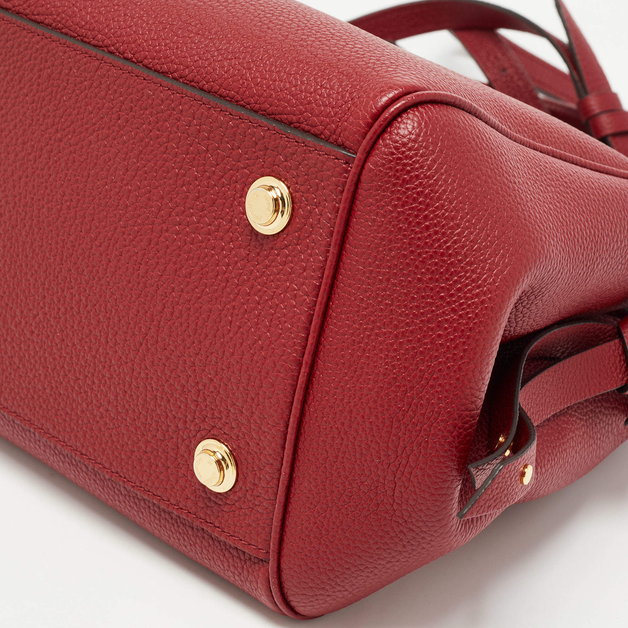 Louis Vuitton Red Leather 2Way Milla PM Bag Louis Vuitton