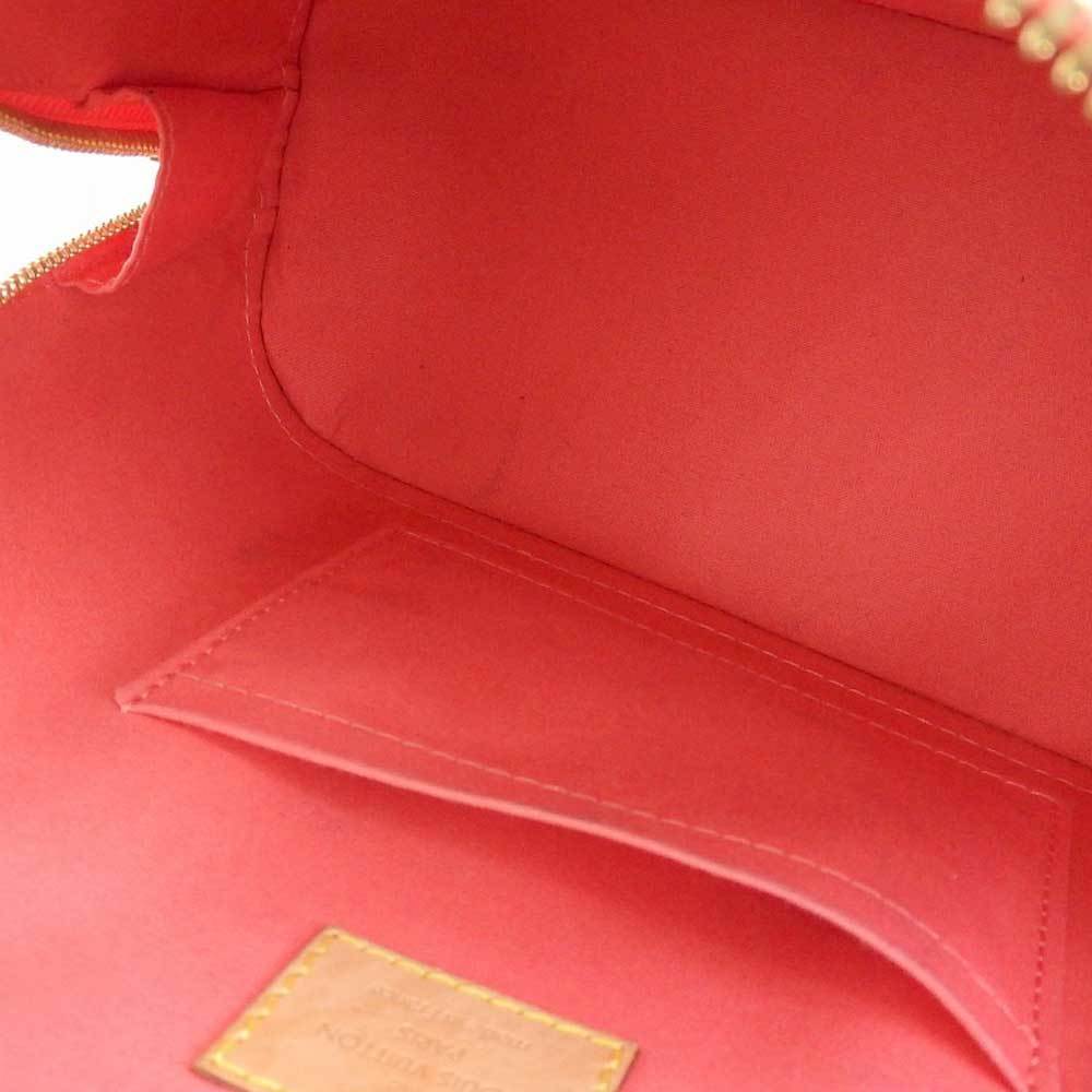 Alma bb leather handbag Louis Vuitton Orange in Leather - 35315197