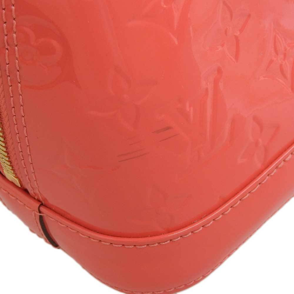 Alma bb leather handbag Louis Vuitton Orange in Leather - 33754884