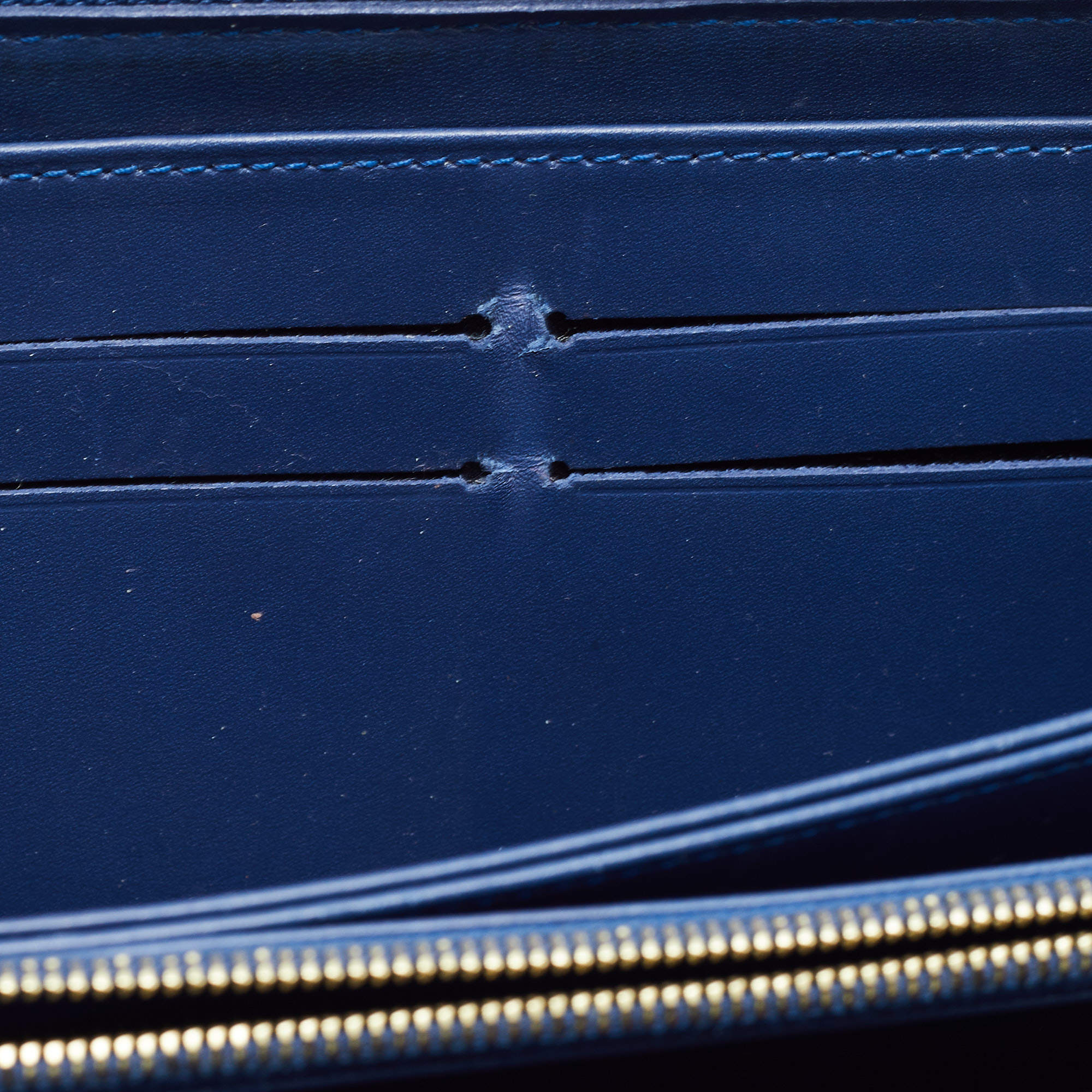 Louis Vuitton Zippy Wallet Vertical Navy blue Cloth ref.910591