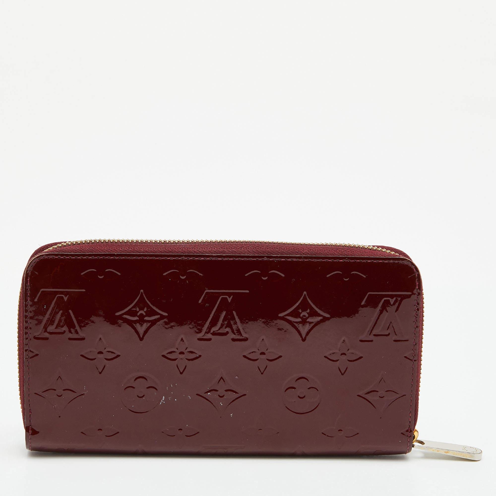 Louis Vuitton Green & Aqua Vernis Zippy long wallet