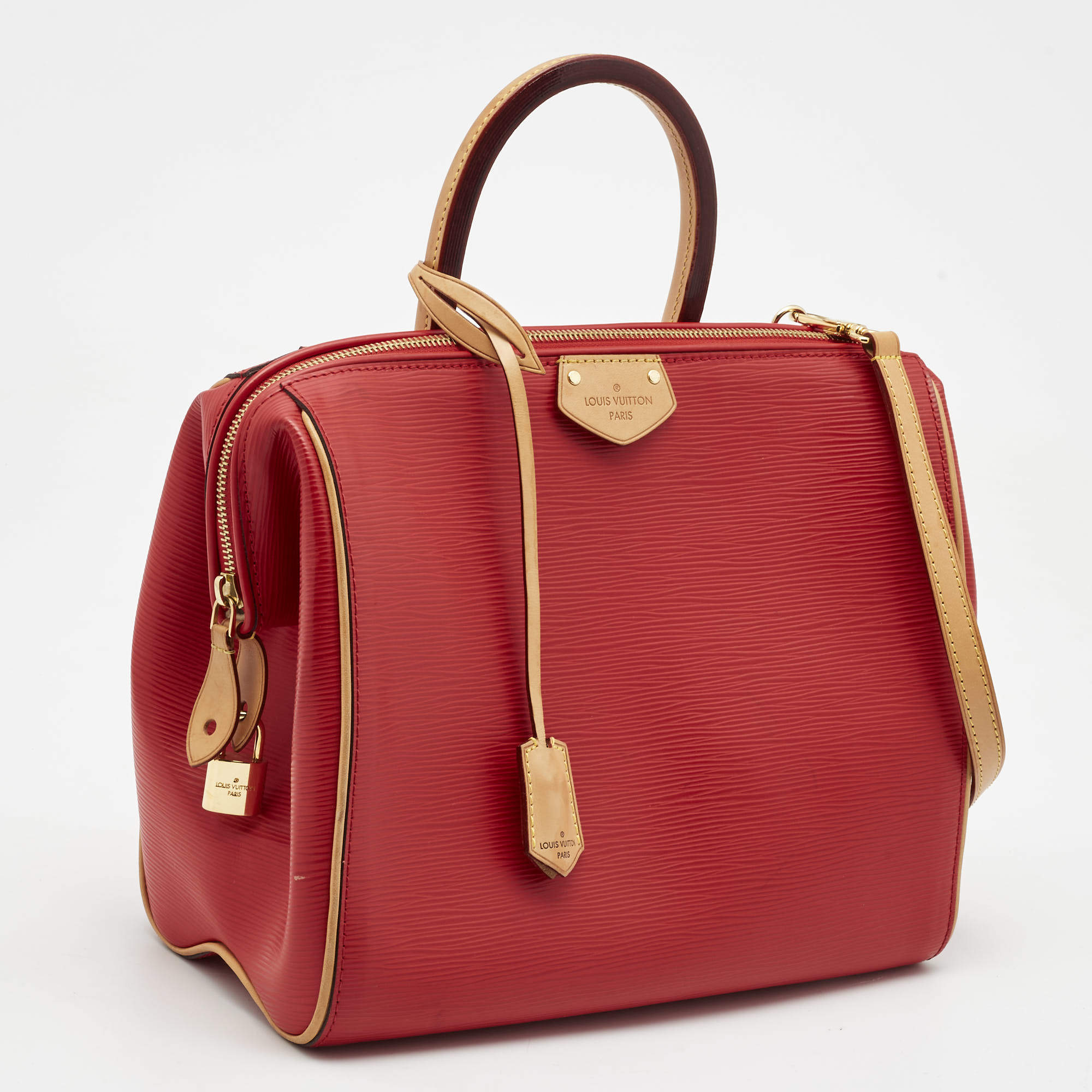 Louis Vuitton Vintage - City Steamer PM Bag - Red - Leather