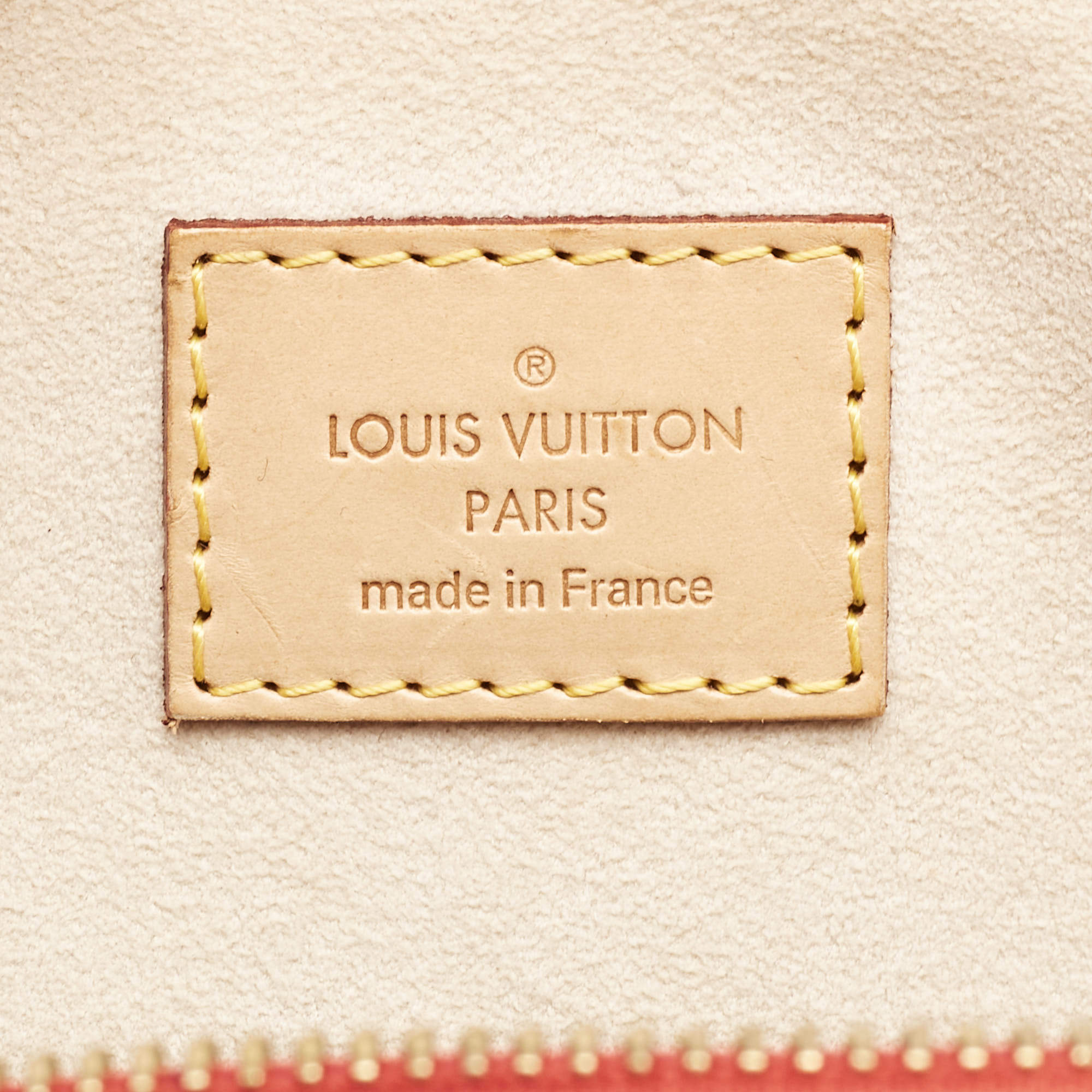 Louis Vuitton Coquelicot EPI Leather Doc PM Bag