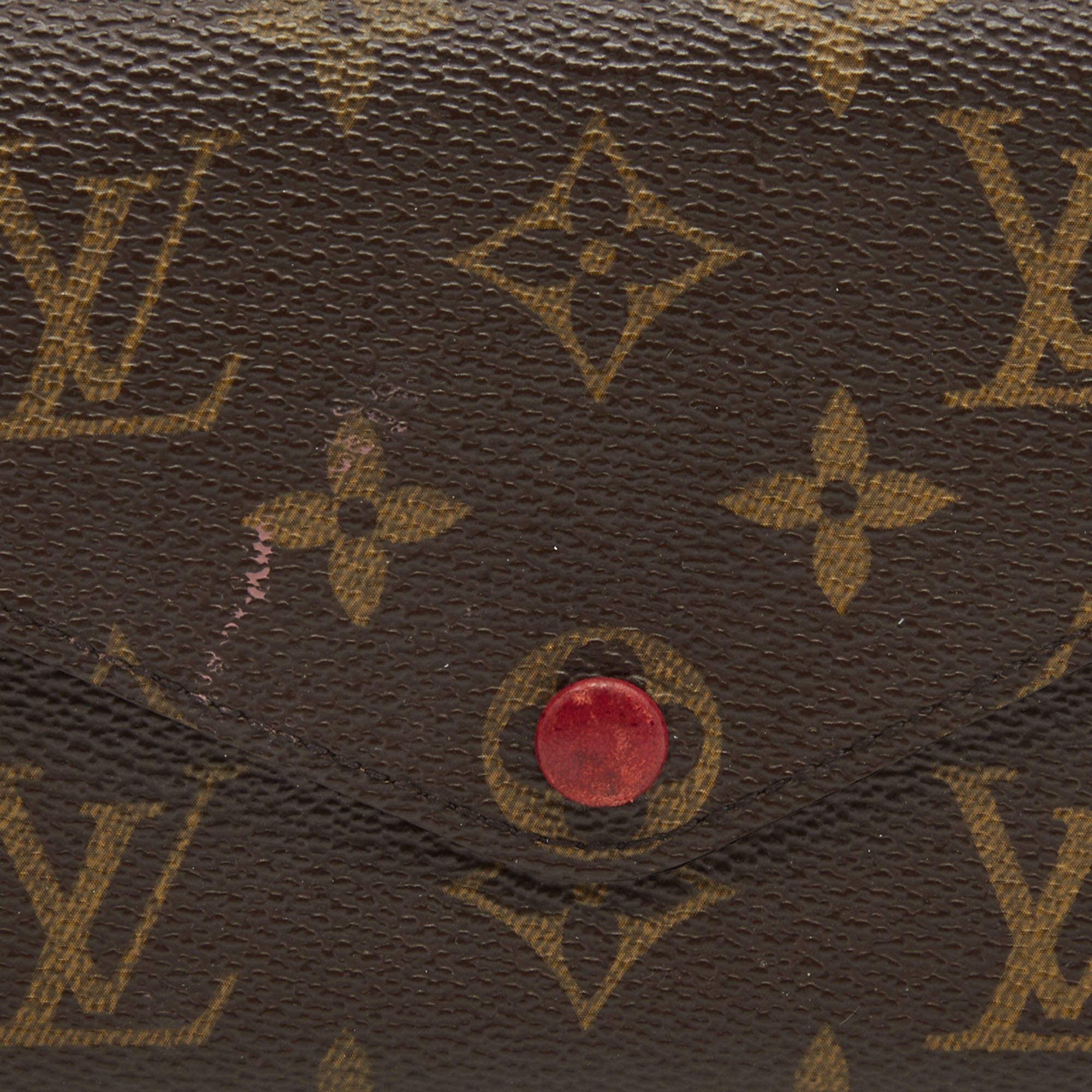 Louis Vuitton Monogram Josephine Wallet Red 456108