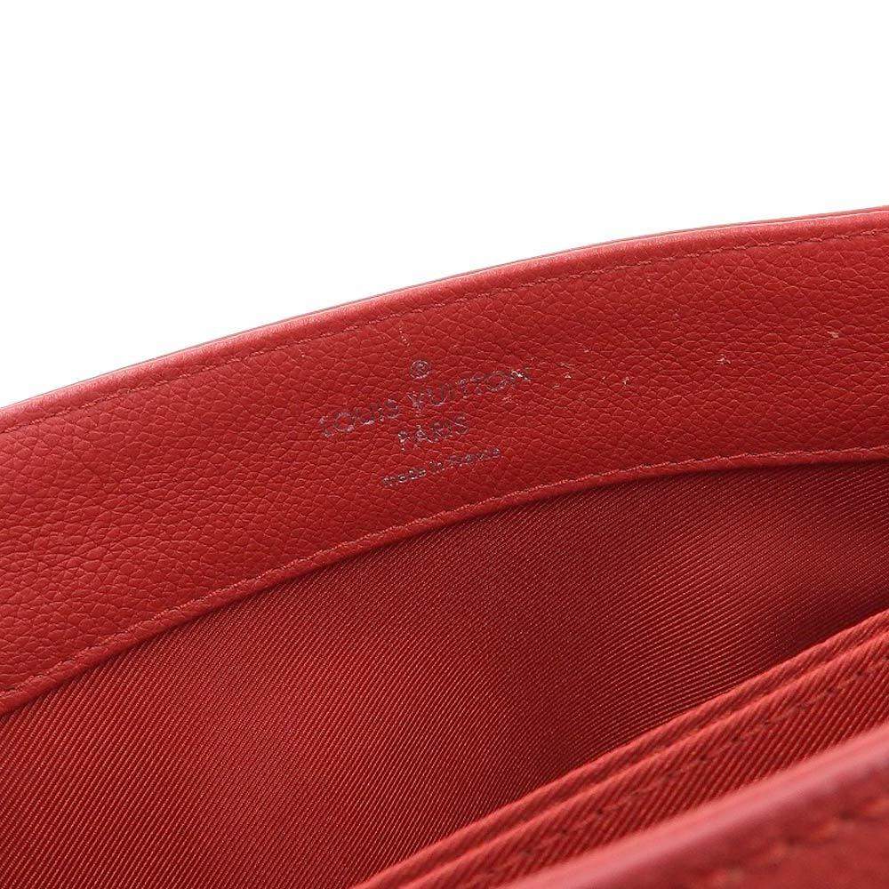 Lot - Louis Vuitton Lockme II handbag, red leather, silver