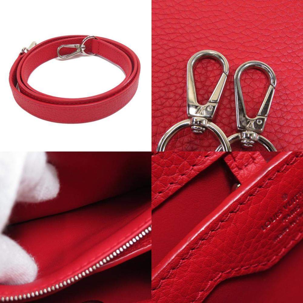 Louis Vuitton Taurillon Capucines MM Red – Redo Luxury