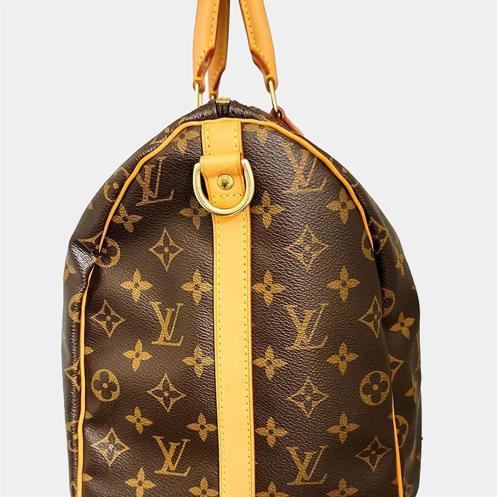 Louis Vuitton Speedy Bandouliere Bag Monogram Canvas 40 Brown