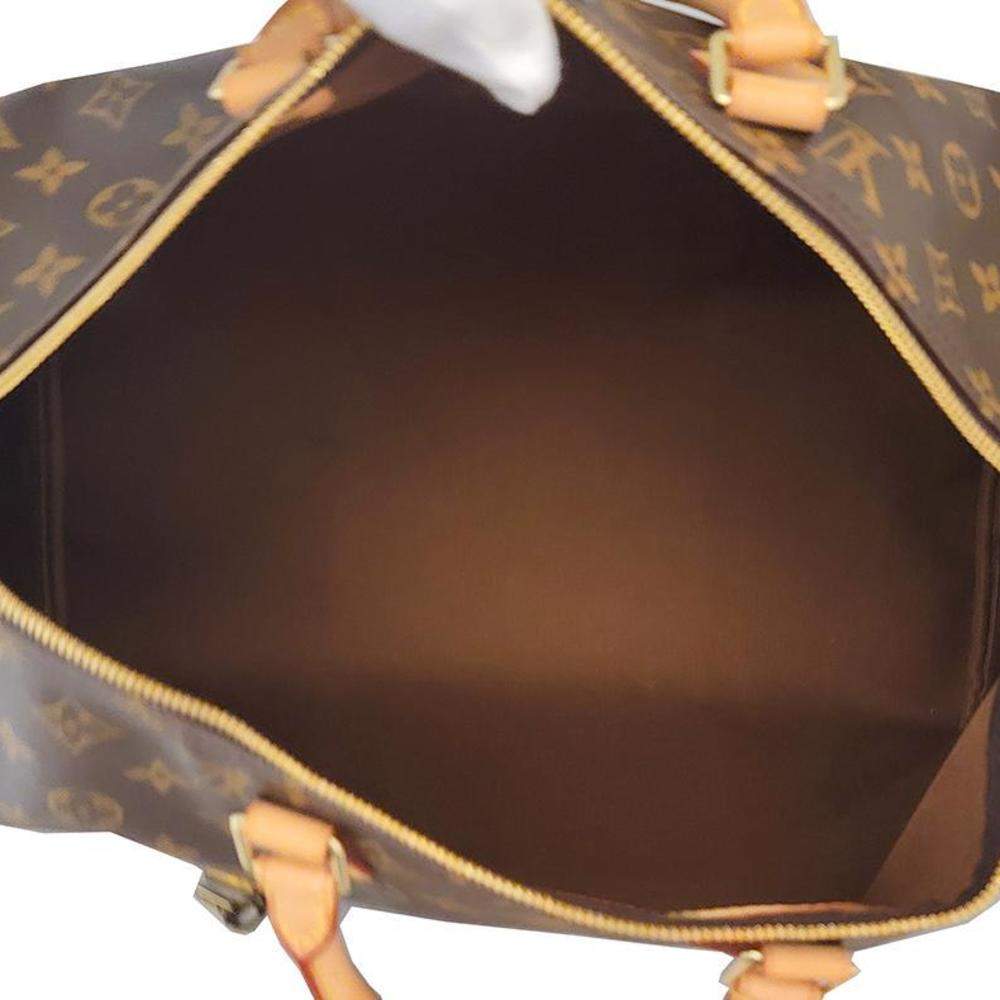 Louis Vuitton Speedy Large Monogram 40 Gm 871944 Brown Coated Canvas  Weekend/Travel Bag, Louis Vuitton