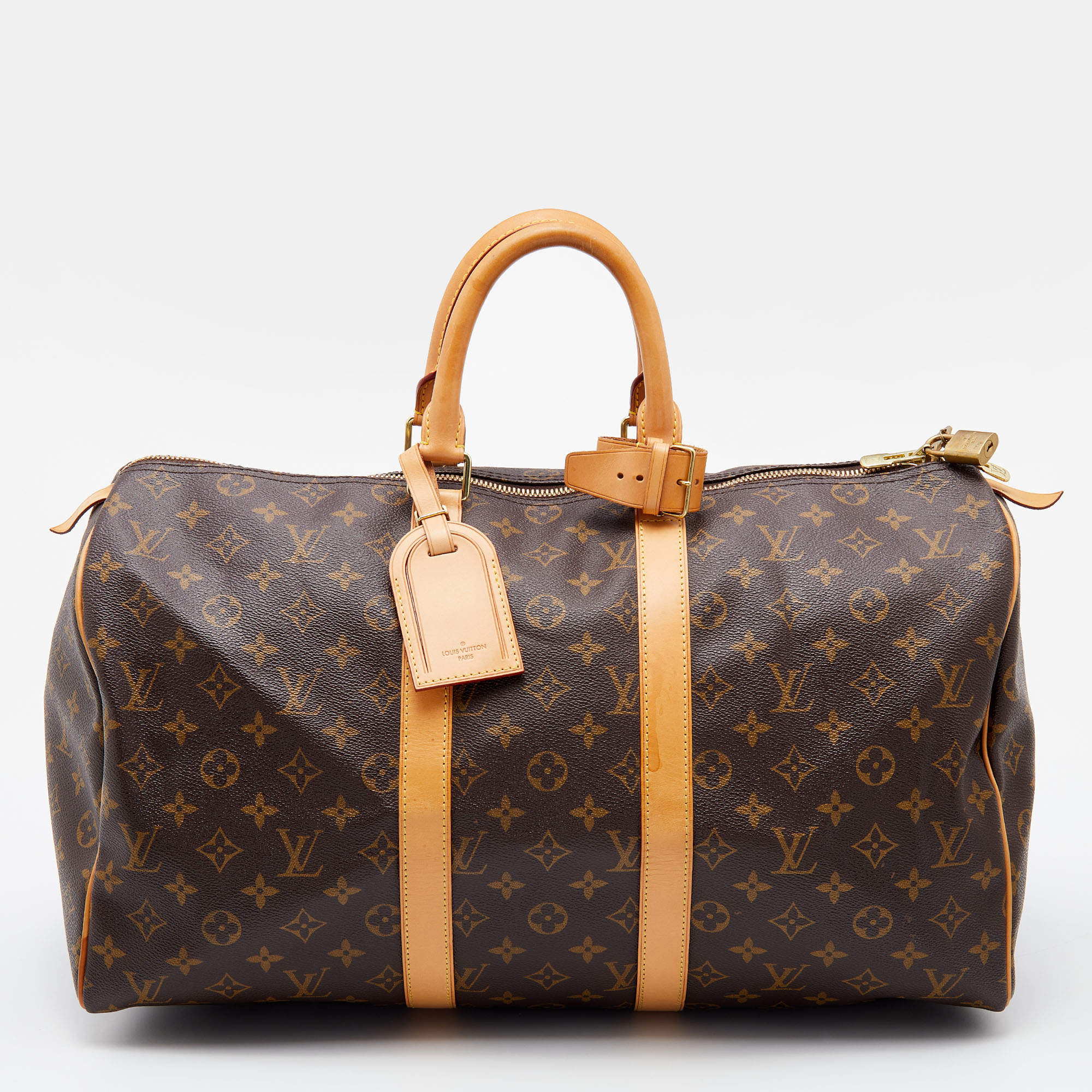 Louis Vuitton Monogram Canvas Keepall 45 Bag
