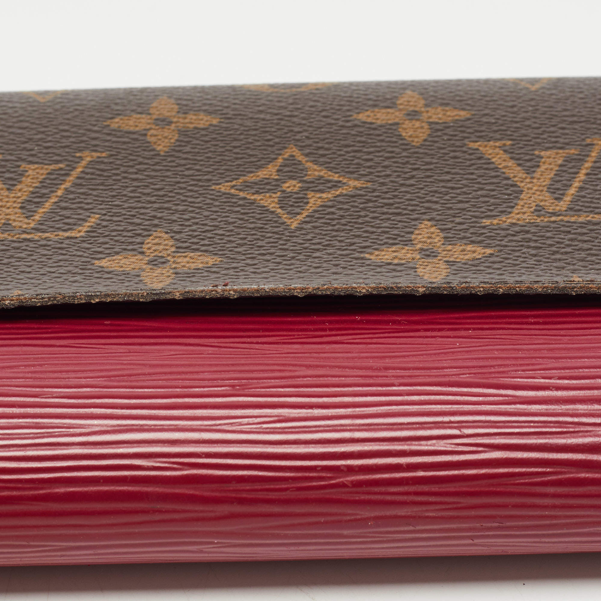 Louis Vuitton Marie Lou Long Monogram Epi Fuchsia Wallet