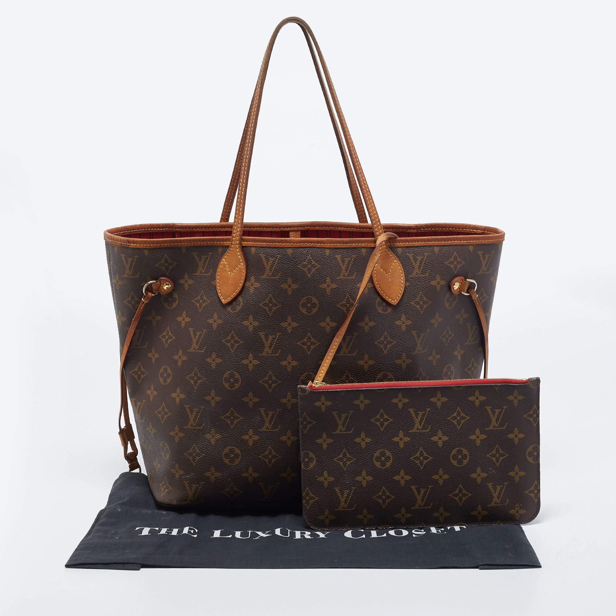 Louis Vuitton Monogram Canvas My LV Heritage Neverfull MM Bag Louis Vuitton