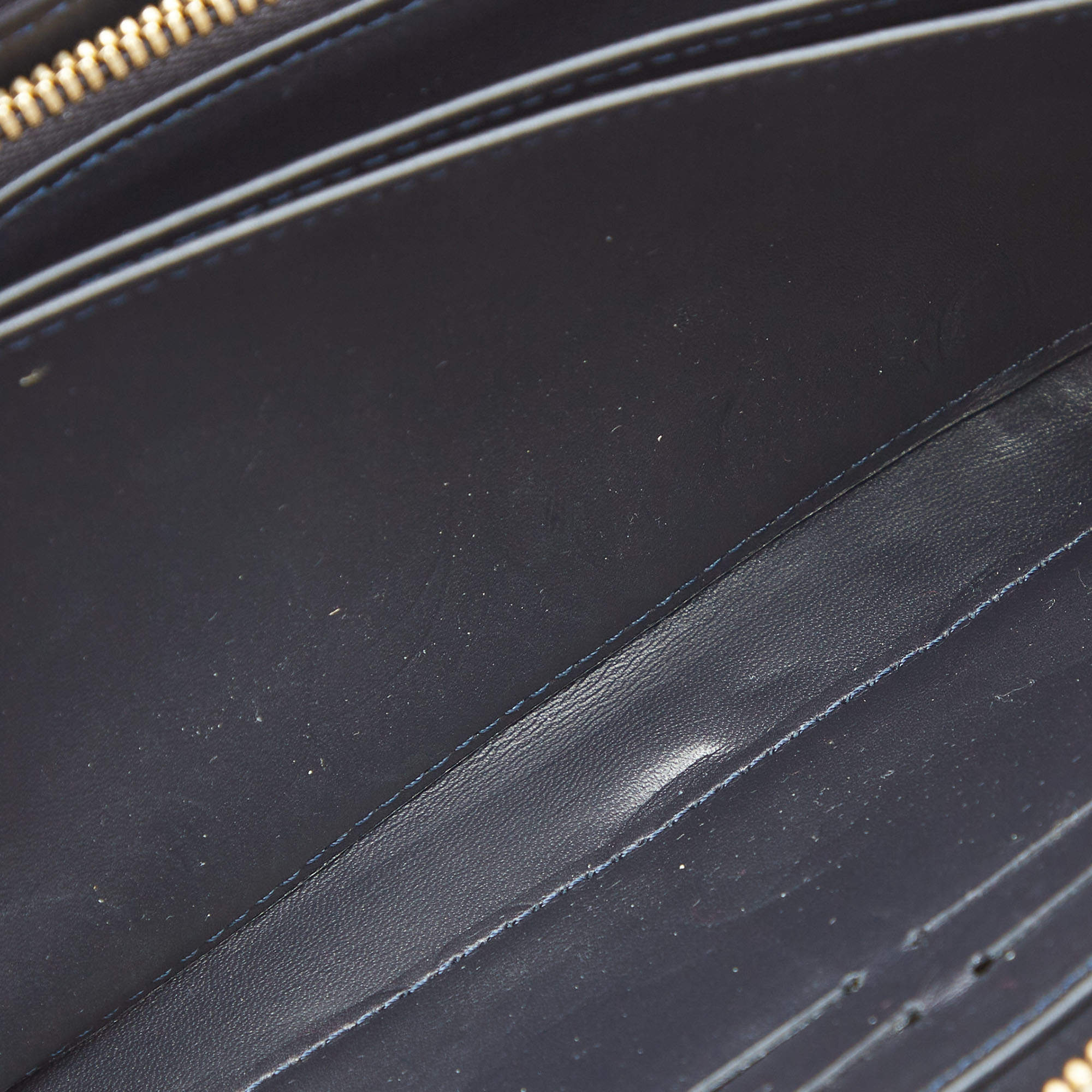 Louis Vuitton Monogram Vernis Ikat Zippy Wallet Blue Leather Patent leather  ref.621454 - Joli Closet