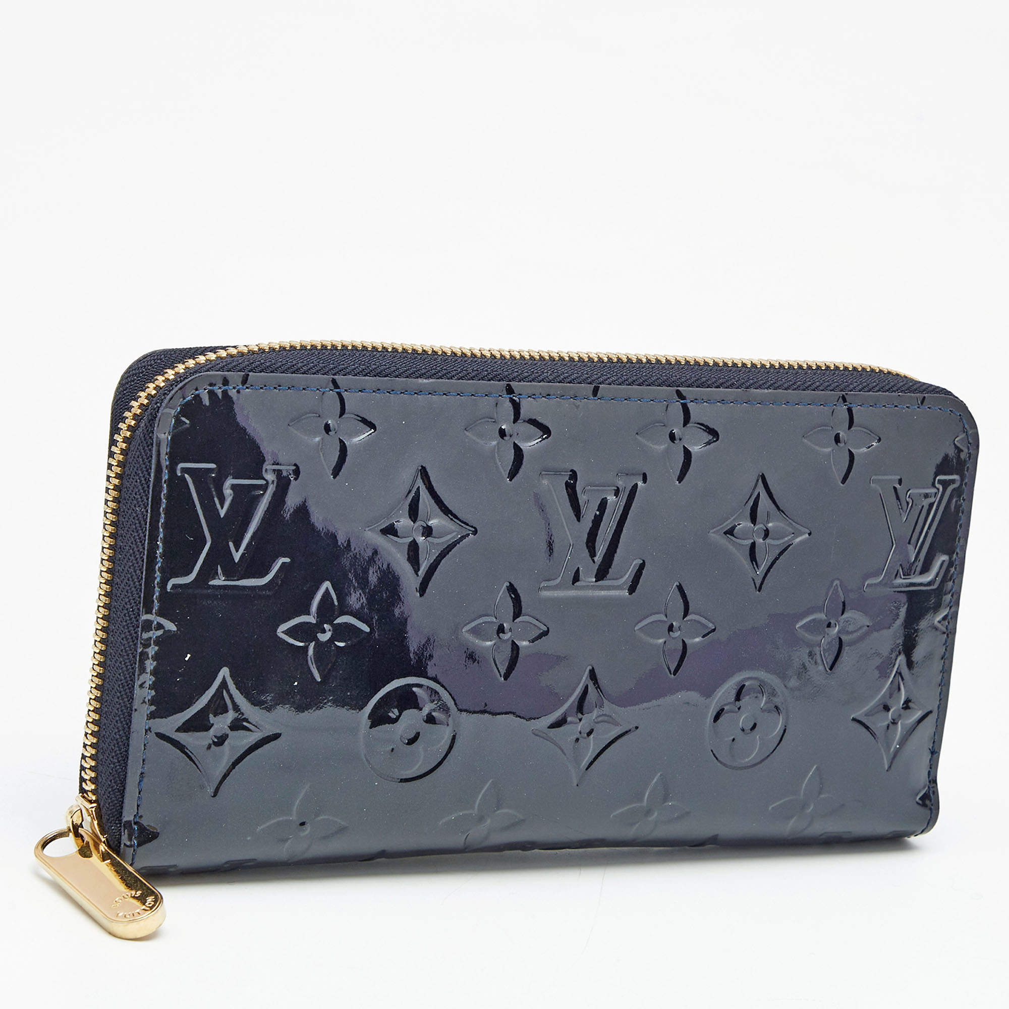 Louis Vuitton Blue Infini Monogram Vernis Zippy Wallet Louis