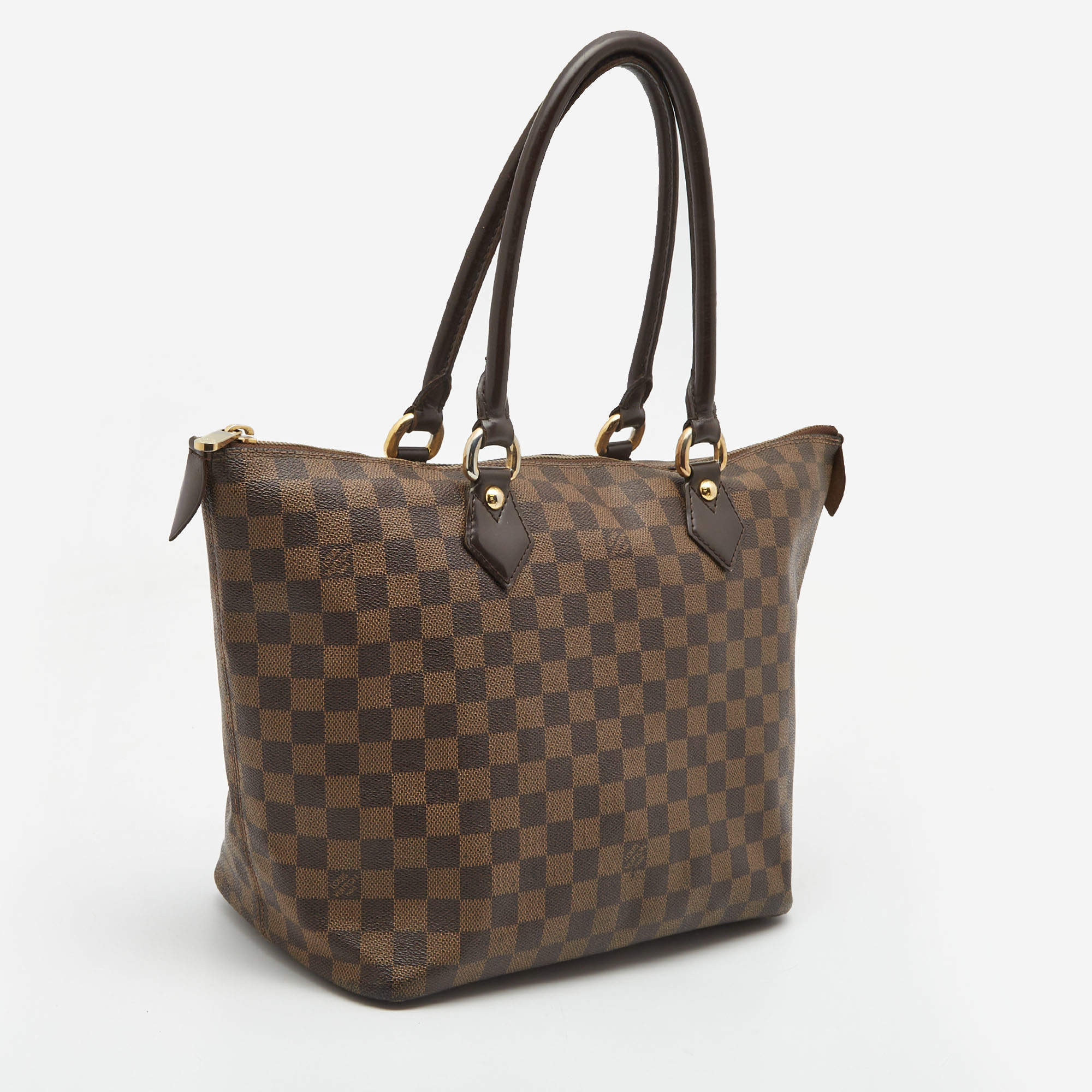 Louis Vuitton Saleya MM Tote in Damier Ebene Canvas, Mint Condition